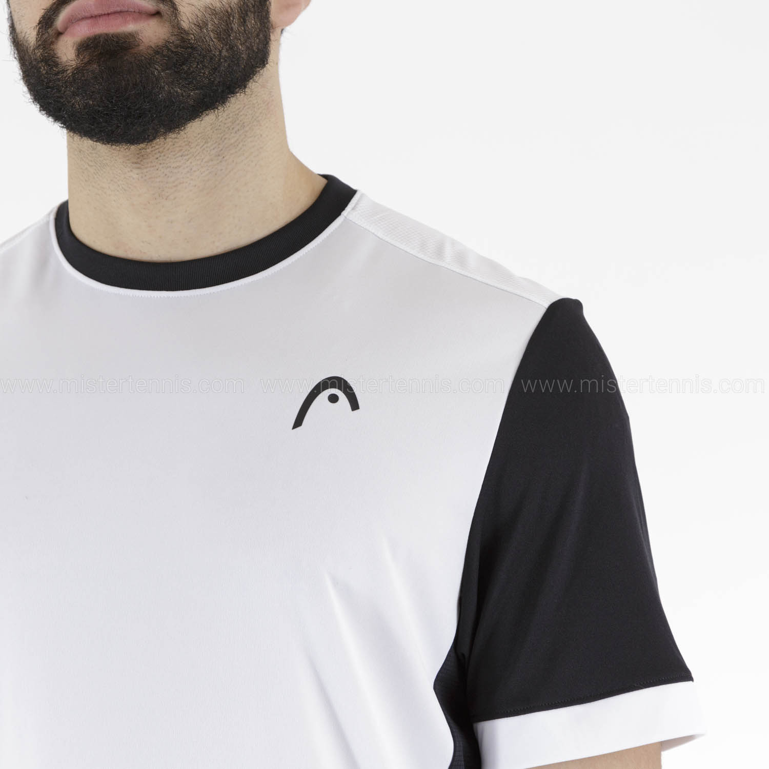 Head Davies Vision Camiseta - White/Black