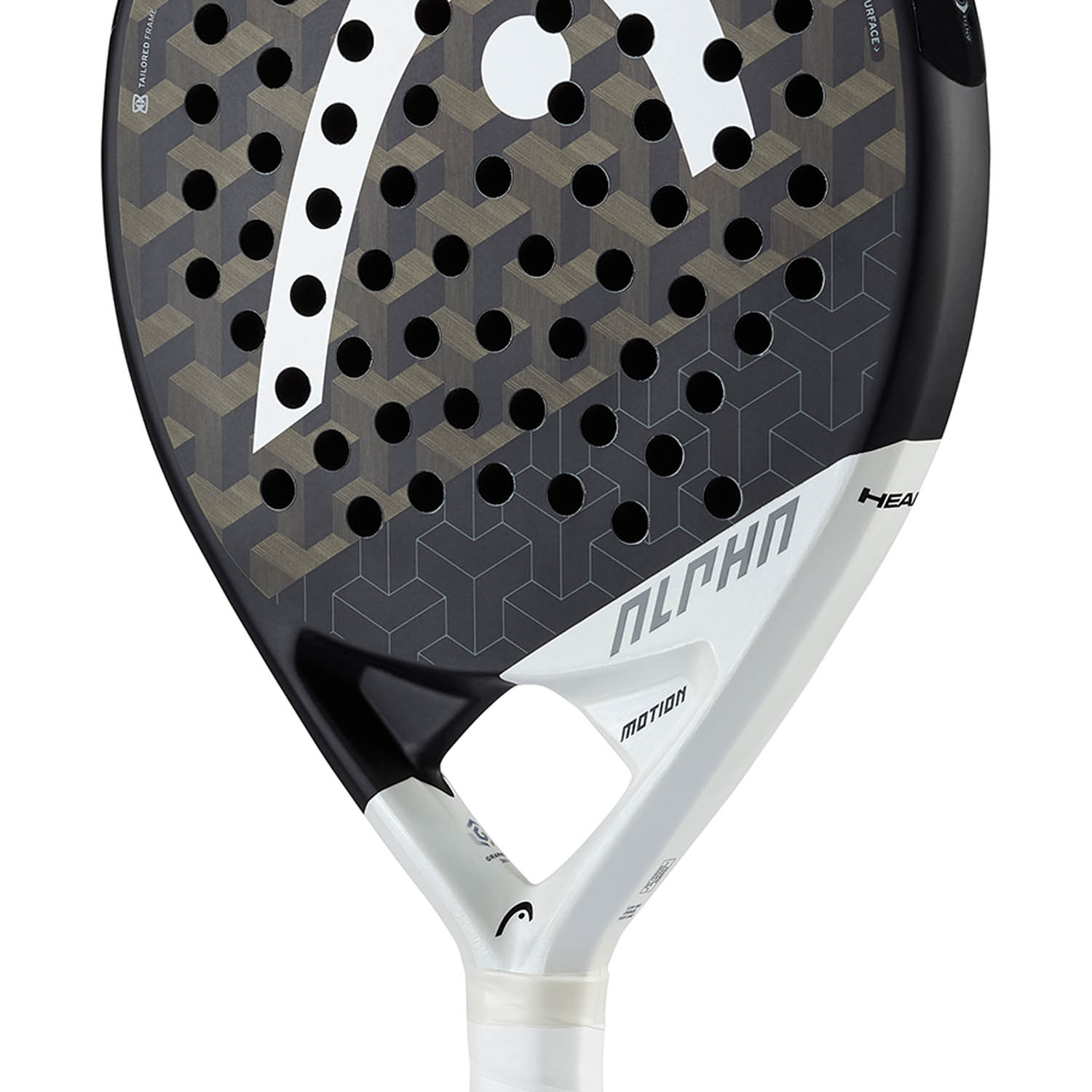 Head Graphene 360+ Alpha Motion Padel Racket Black/White
