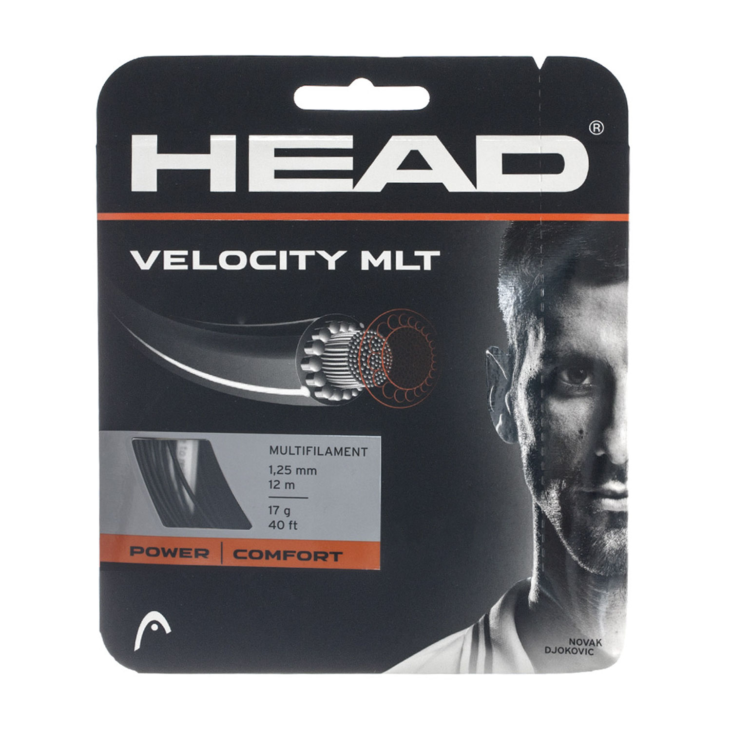 Head MultiPower Velocity 1.25 Set 12 m - Black