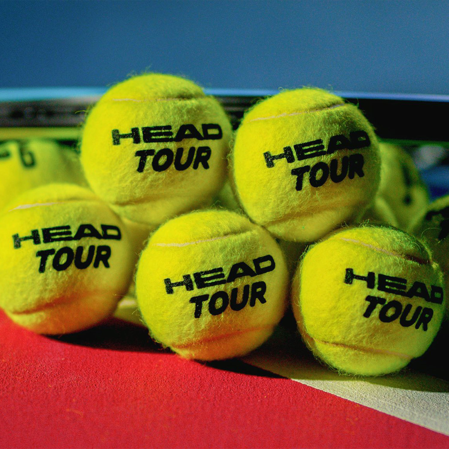 One Size Yellow HEAD Team 4 Tennis Balls