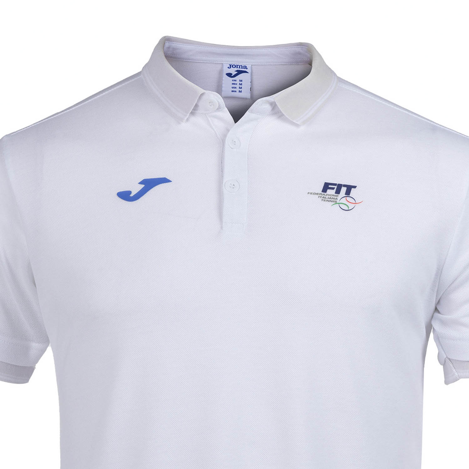 Joma FIT Classic Boy's Tennis Polo White