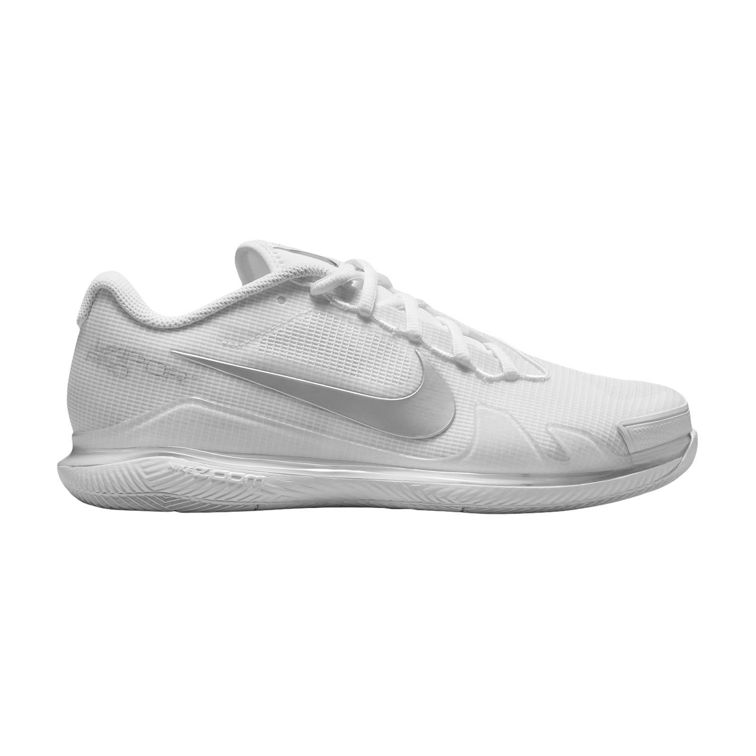 Nike Court Air Zoom Vapor Pro HC - White/Metallic Silver بيتين