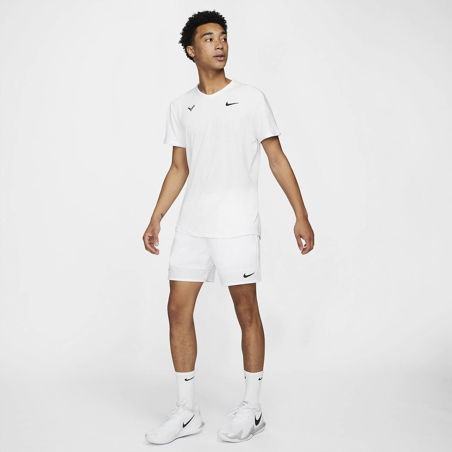 Nike Dri-FIT ADV Rafa Pantaloncini Tennis Uomo - White/Black