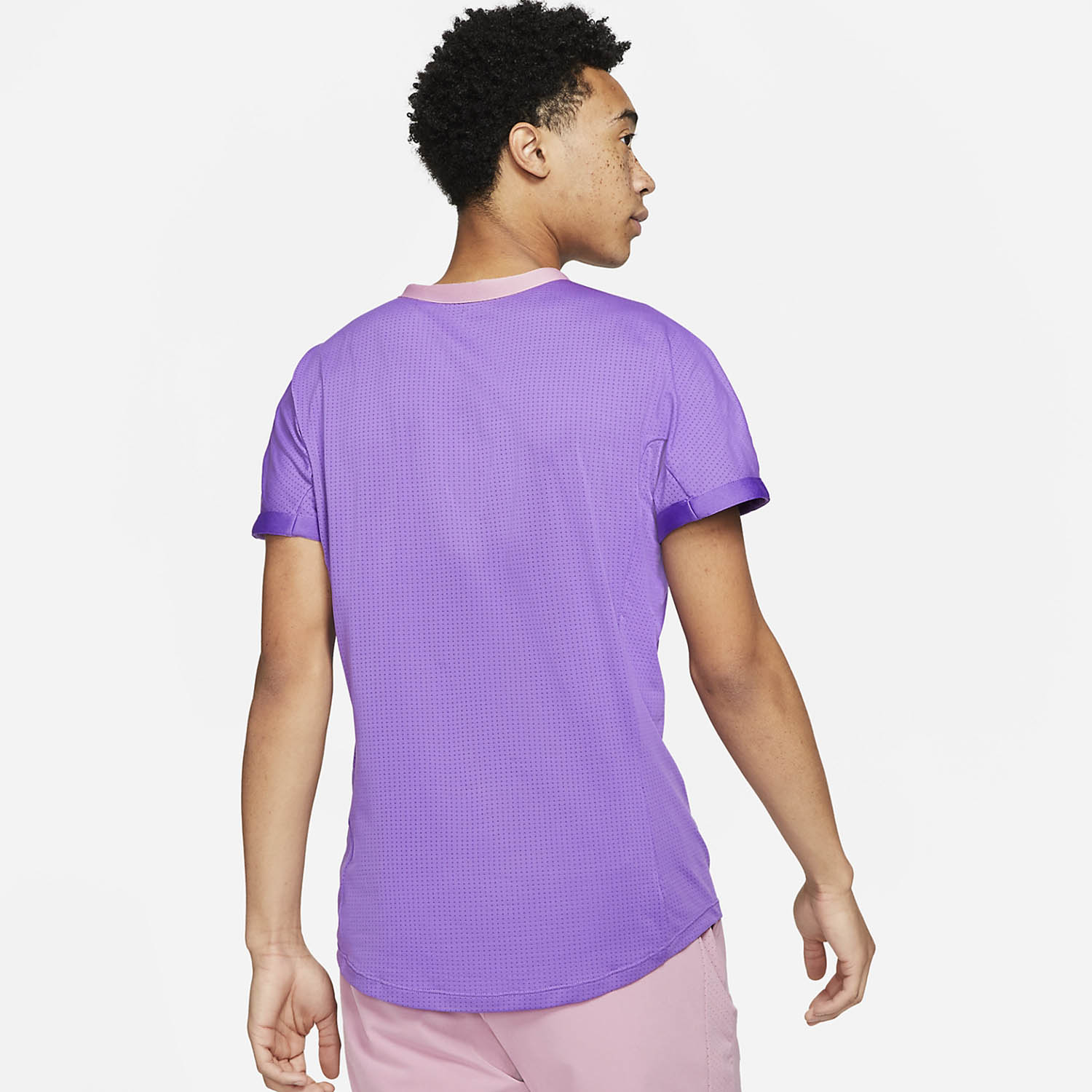 Nike Dri-FIT ADV Rafa Men's Tennis T-Shirt - Wild Berry/Pink