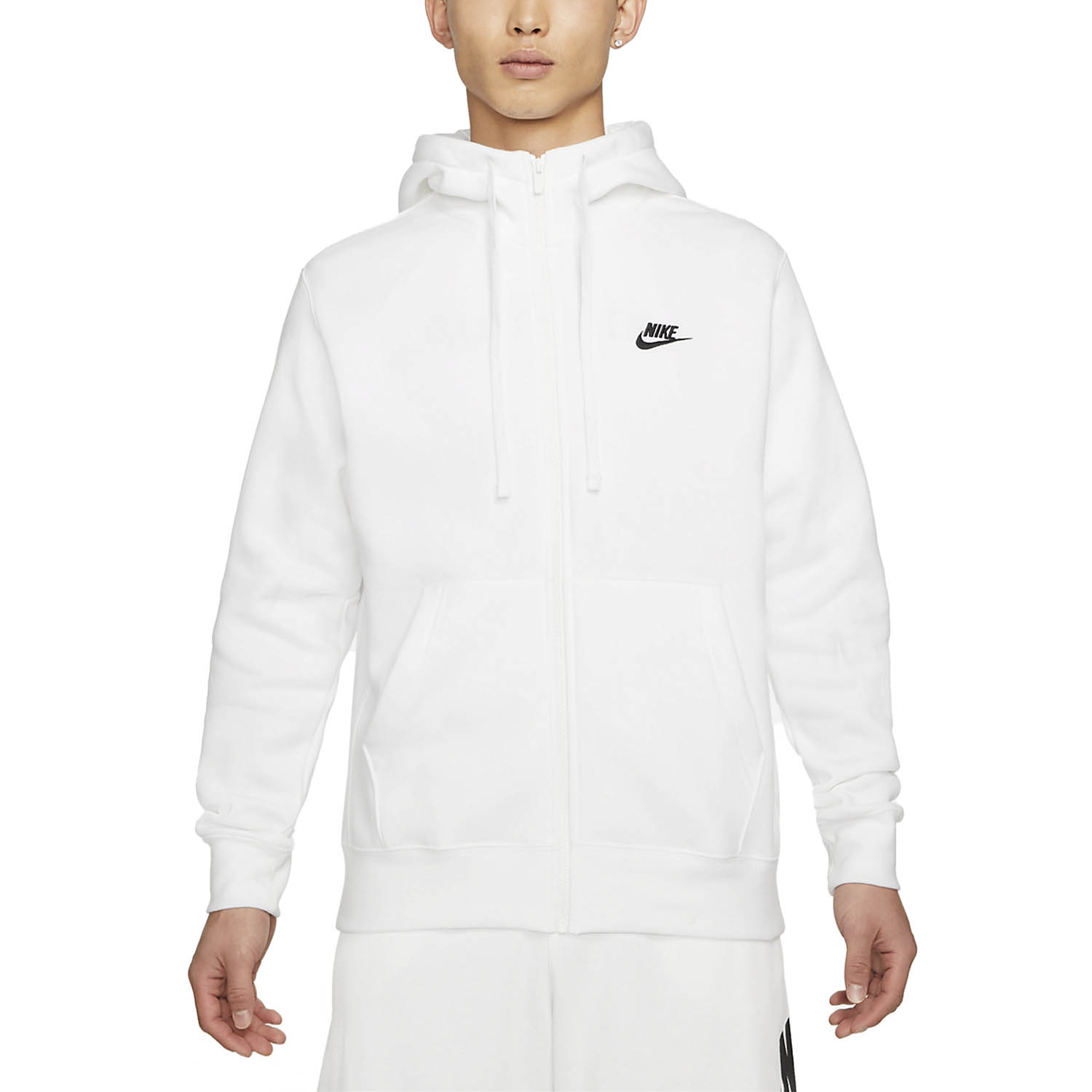 Nike Sportswear Club Felpa - White/Black