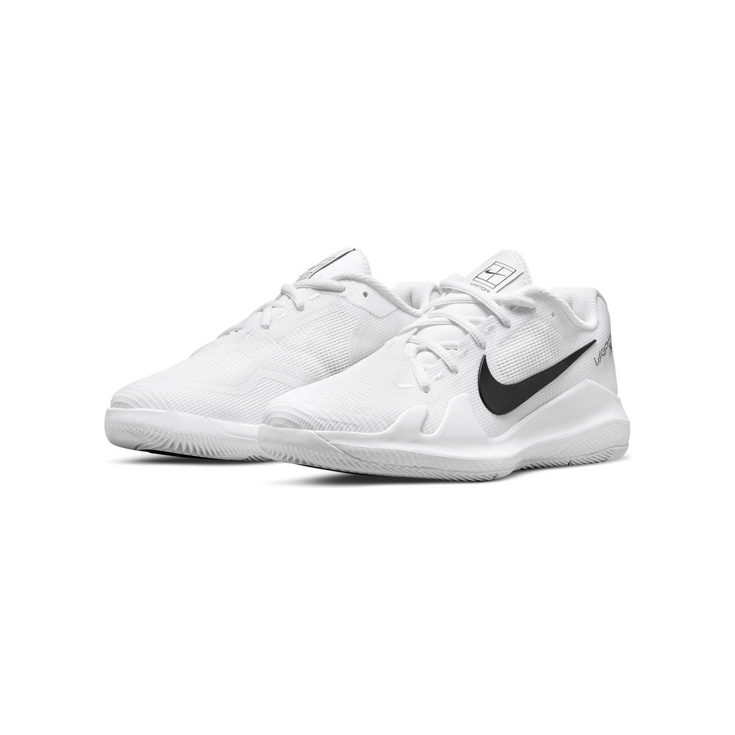 Nike Vapor Pro HC Junior's Tennis Shoes - White/Black