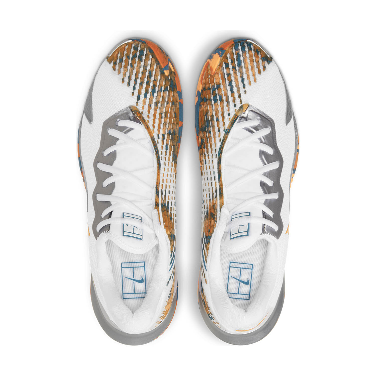 Nike Zoom Vapor Cage 4 HC Men's Tennis Shoes - White/Orange