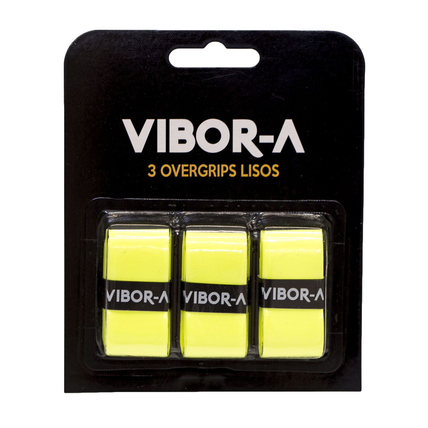 Vibor-A Performance Overgrip x 3 - Amarillo Fluo