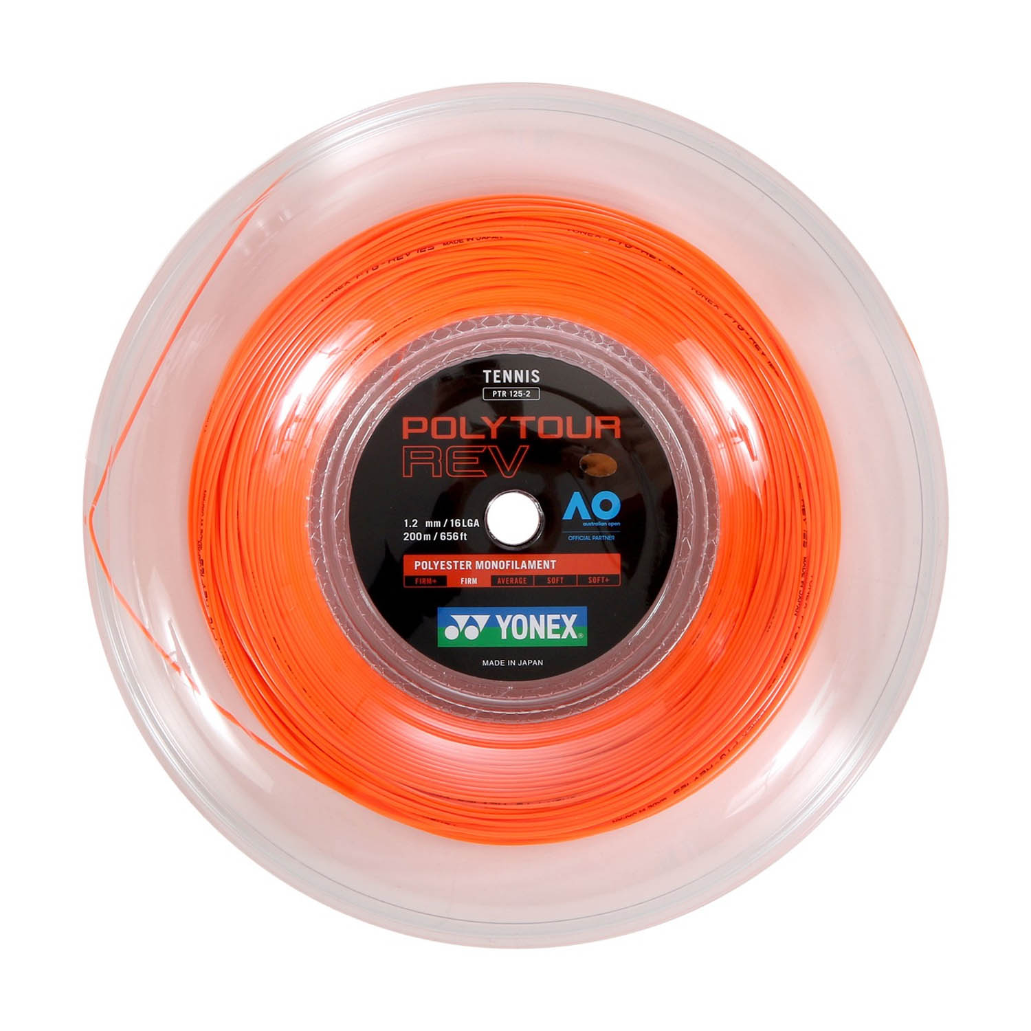 Yonex PolyTour Rev 1.20 Reel 200 m - Orange