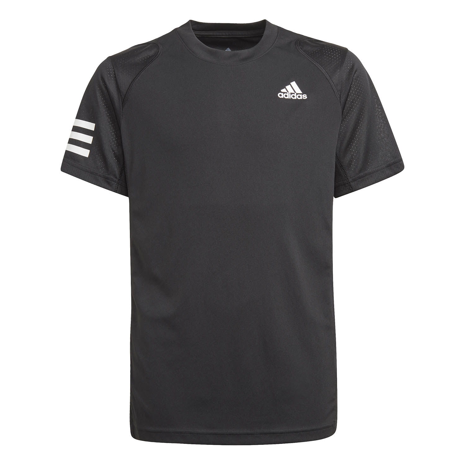 adidas white shirt black stripes