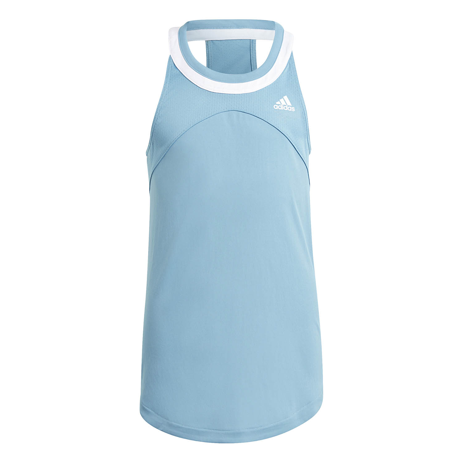 adidas Club Primegreen Top de Tenis Niña - Hazy Blue/White