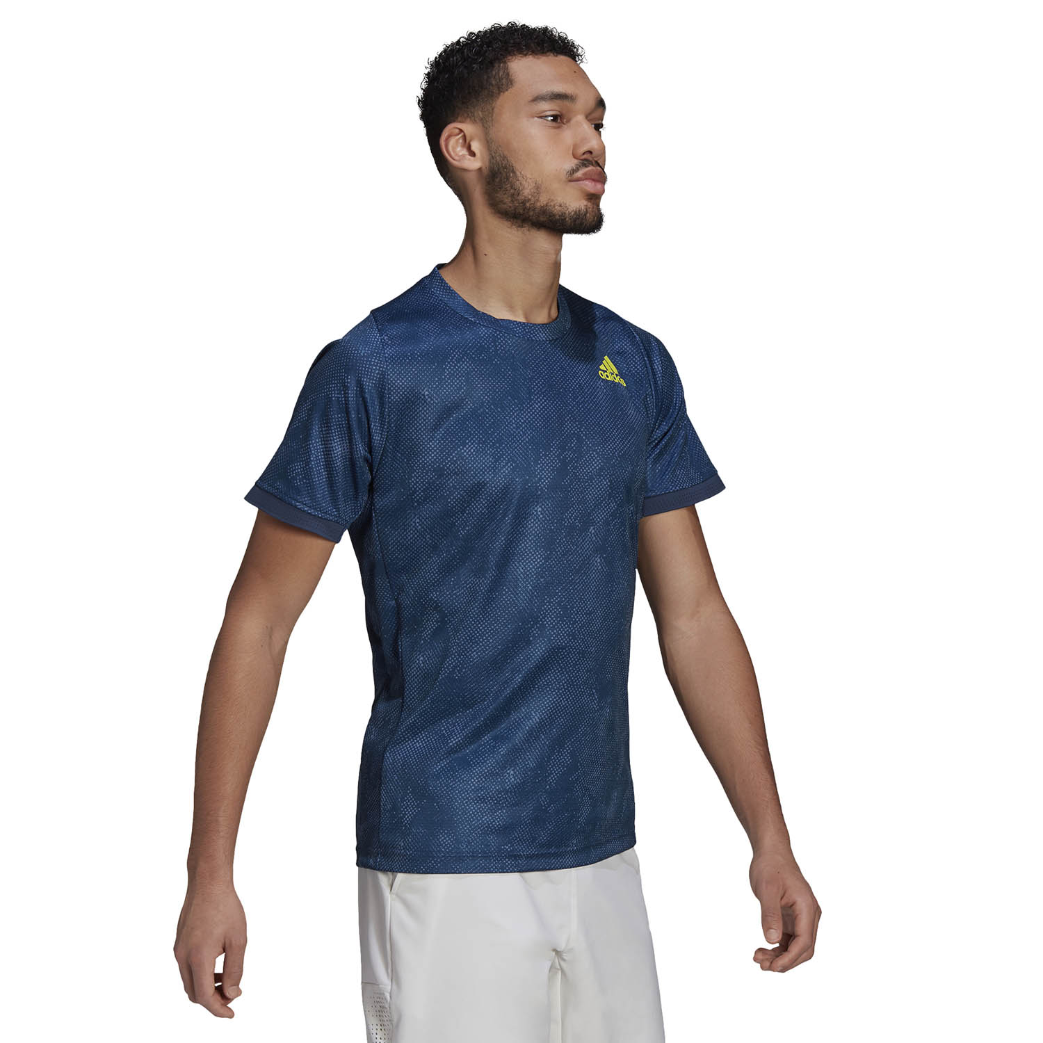 adidas Freelift Primeblue Mens Tennis T-Shirt - crew navy