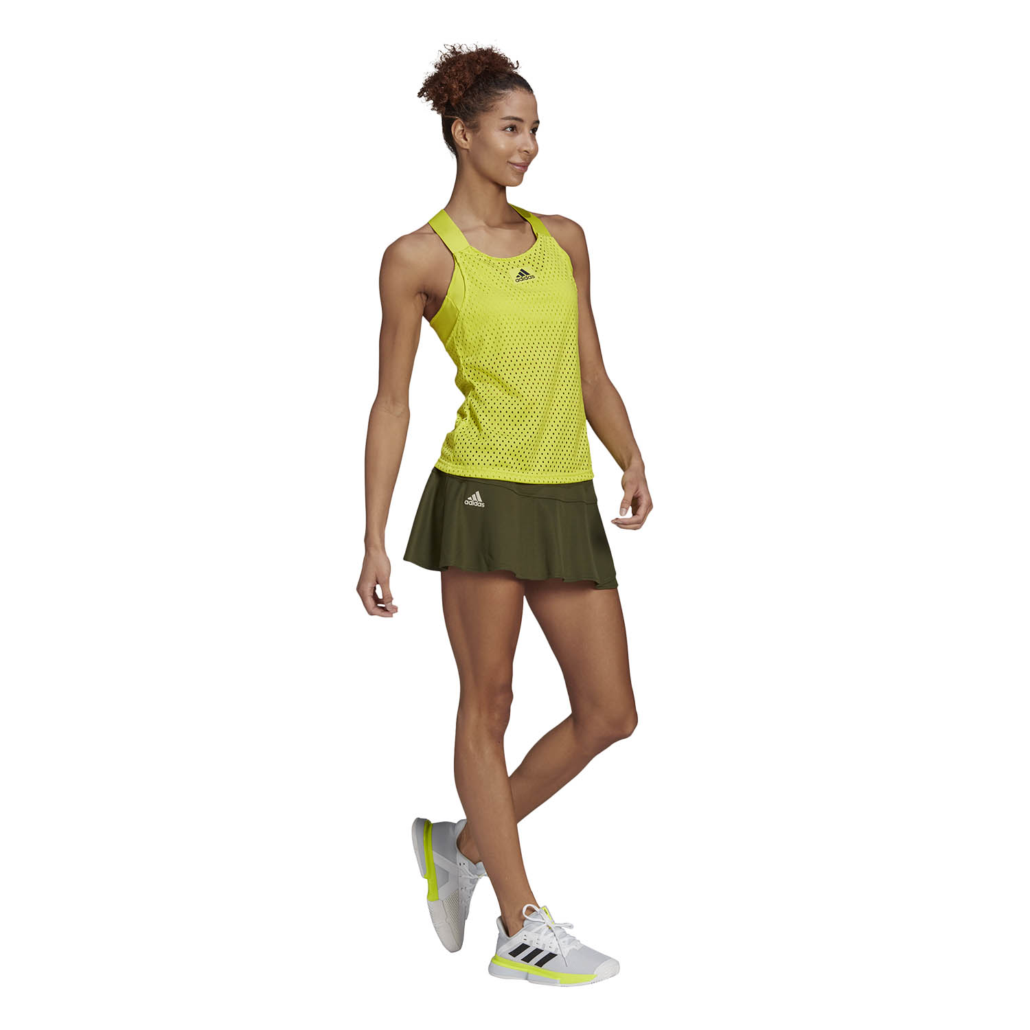 adidas Match Primeblue HEAT.RDY Tennis Skirt Wild Pine/Alumina