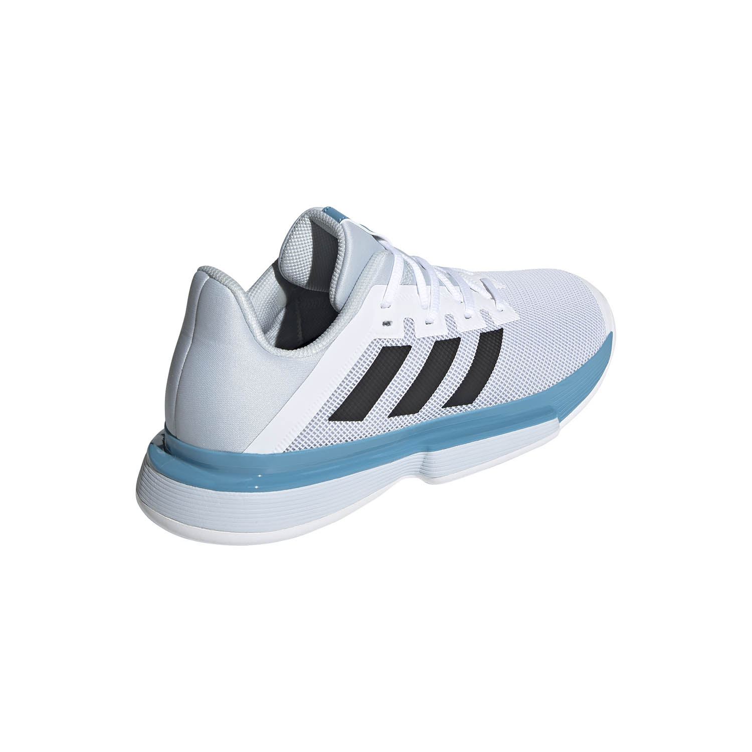 Adidas men's solematch bounce tennis shoes white and core black sale