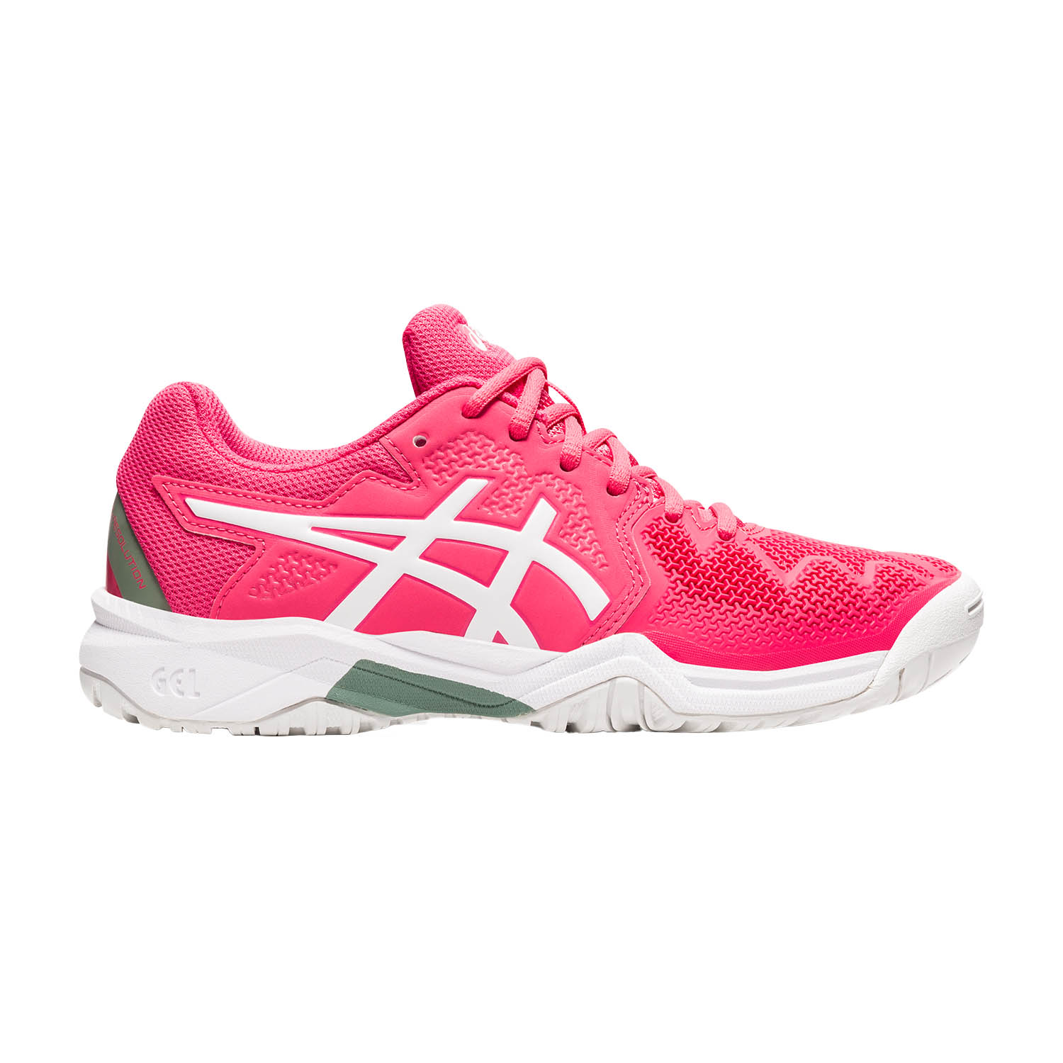 asics pink tennis shoes