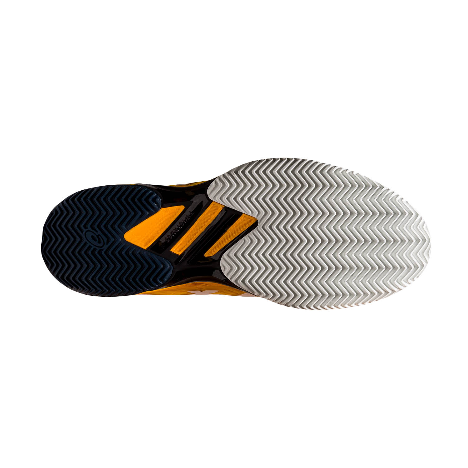 Asics Solution Speed FF 2 Clay Men's Tennis Shoes - Amber/White