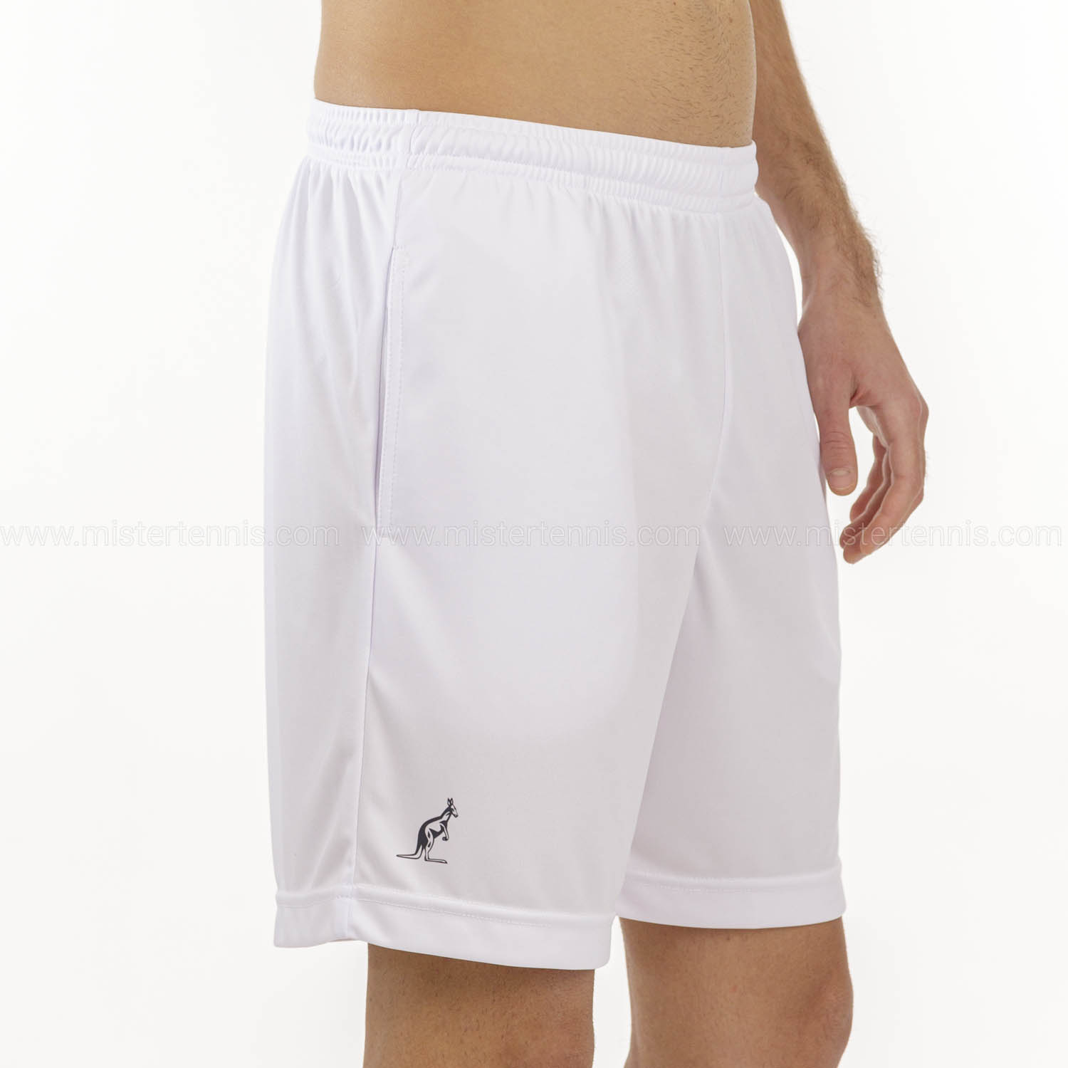 Australian Ace Logo Classic 8in Pantaloncini - Bianco