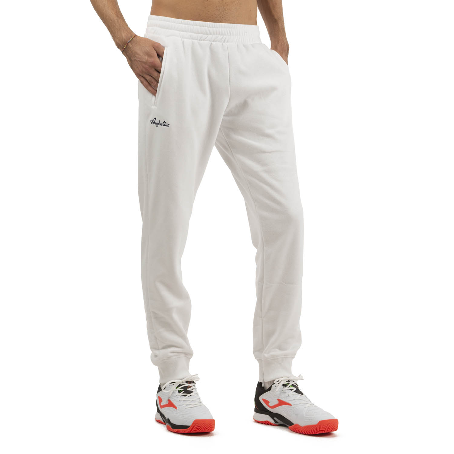 Australian Logo Pantaloni da Tennis Uomo - Bianco