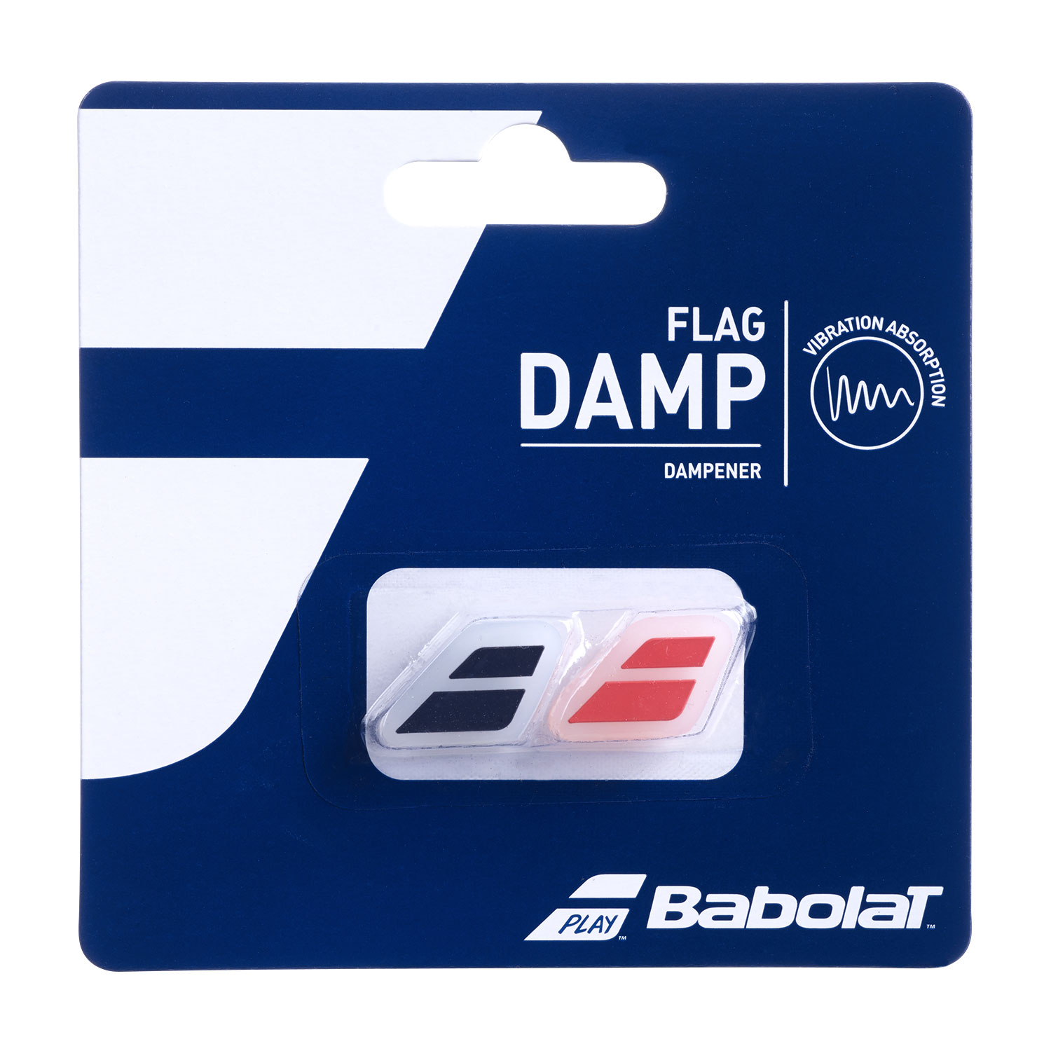 Babolat Flag x 2 Dampeners - Black/Red