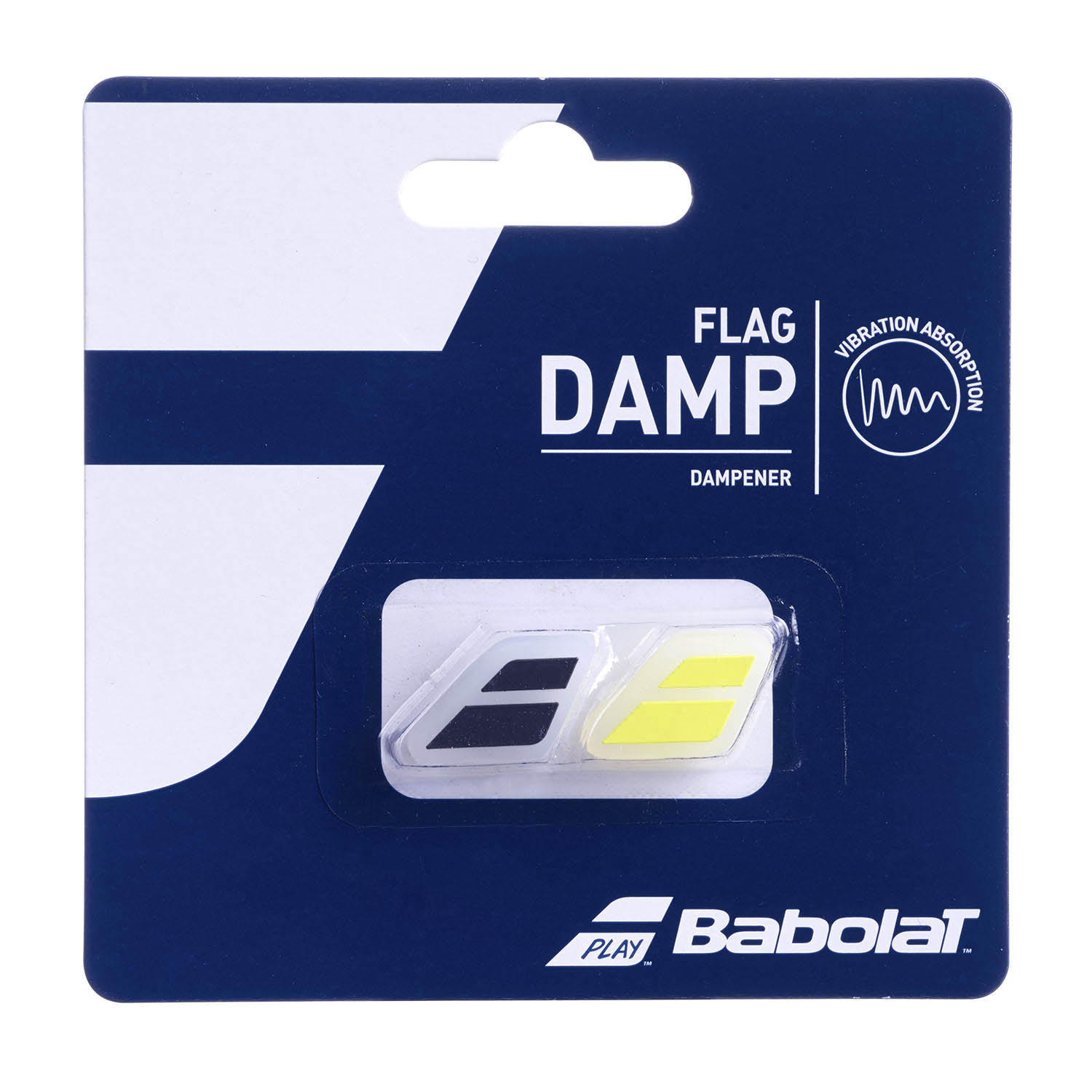 Babolat Flag x 2 Antivibrazioni - Black/Yellow