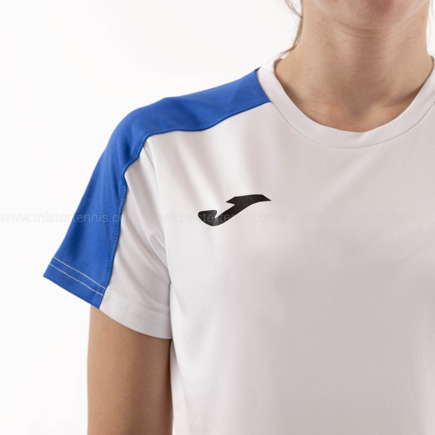 Joma Academy III T-Shirt - White/Royal