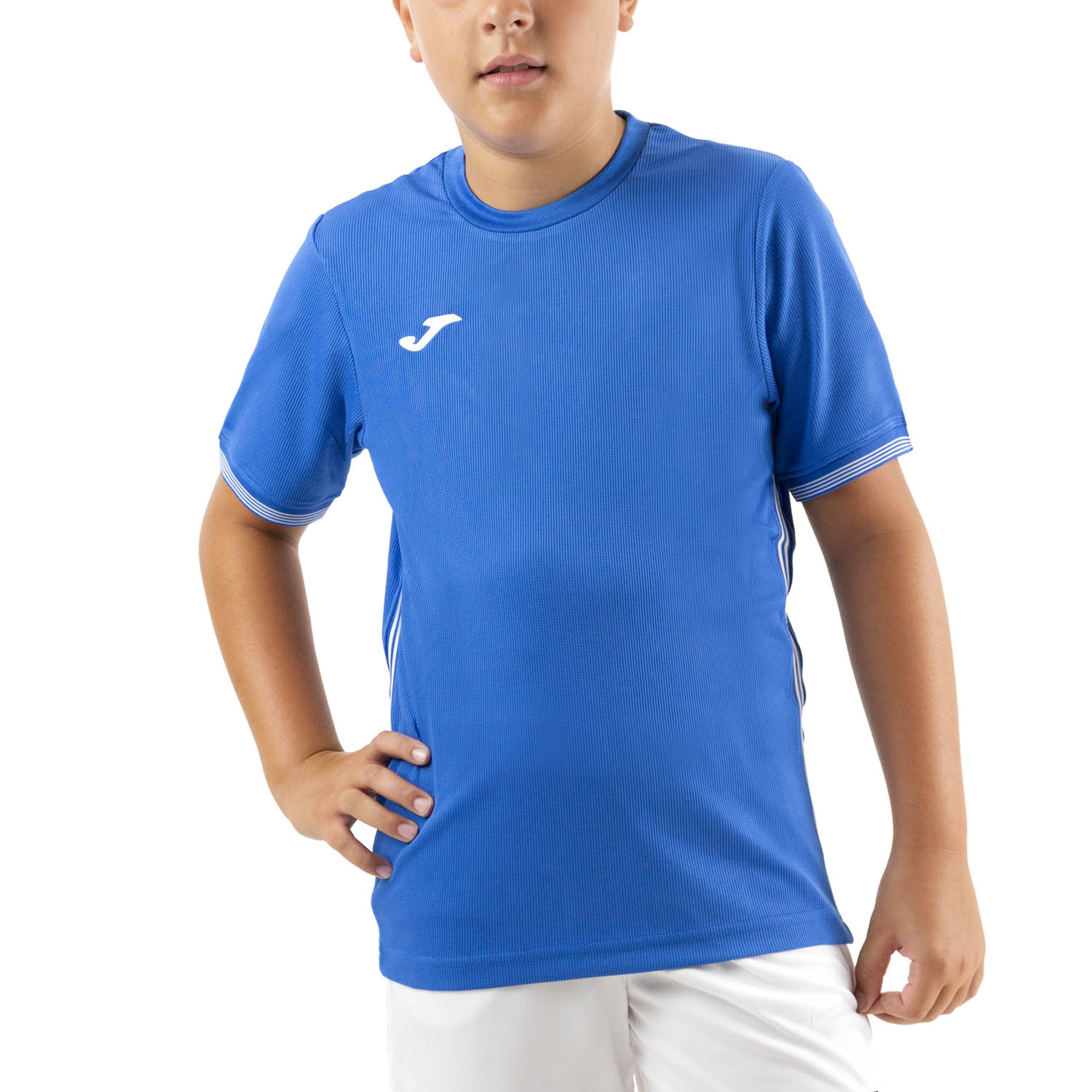 Joma Campus III T-Shirt Boys - Royal/White