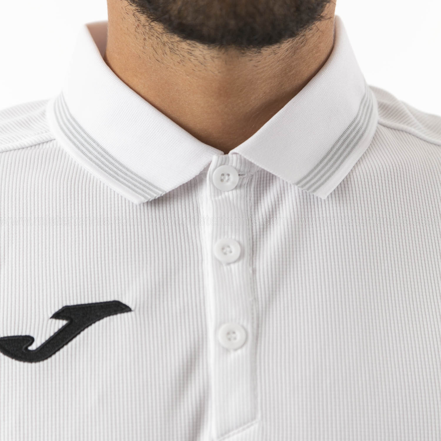 Joma Campus III Polo - White/Black