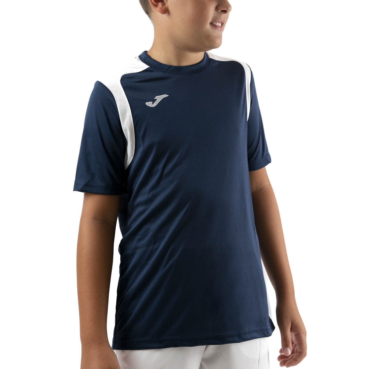 Joma Championship V Camiseta Niño - Dark Navy/White