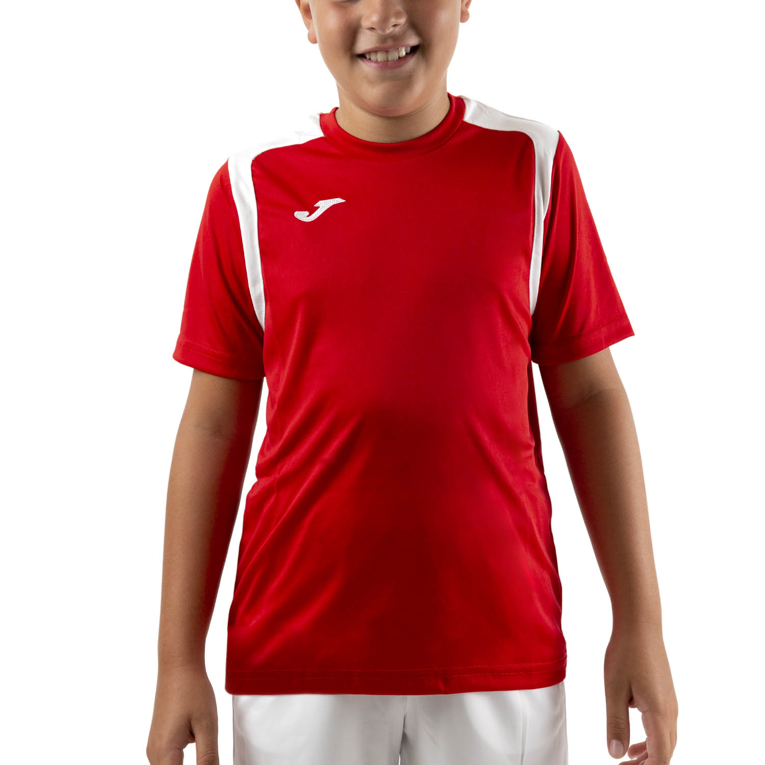 Joma Championship V Camiseta Niño - Red/White