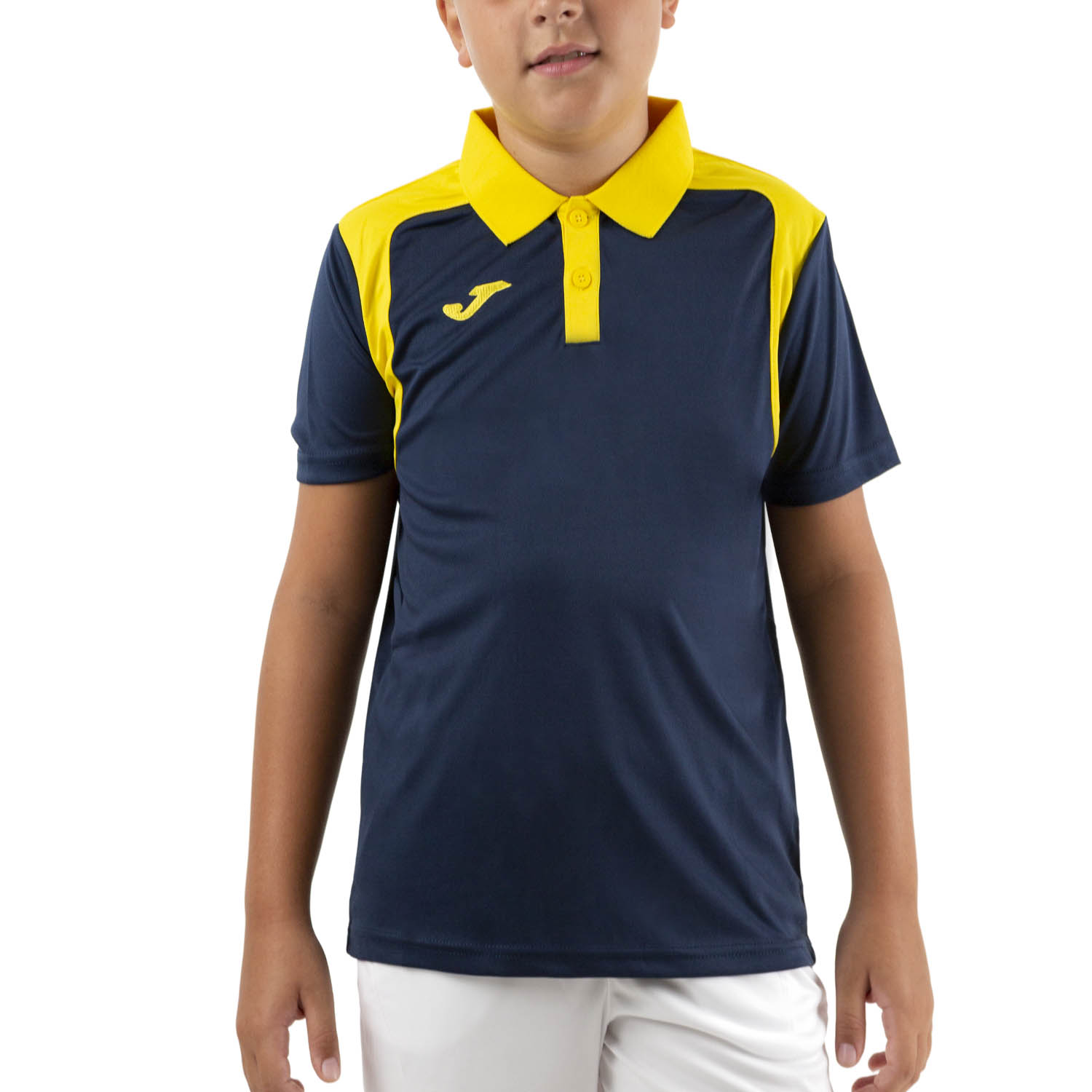 Joma Championship V Polo Boy - Dark Navy/Yellow