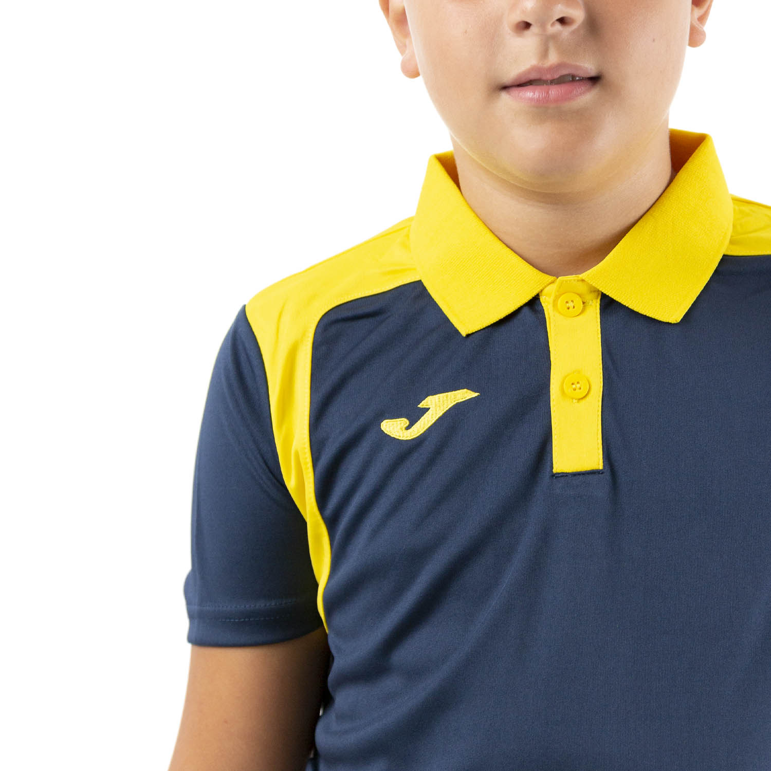 Joma Championship V Polo Boy - Dark Navy/Yellow