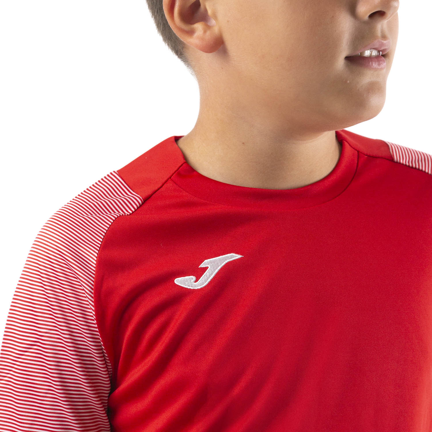 Joma Essential II Camiseta de Tenis Niño - Red/White