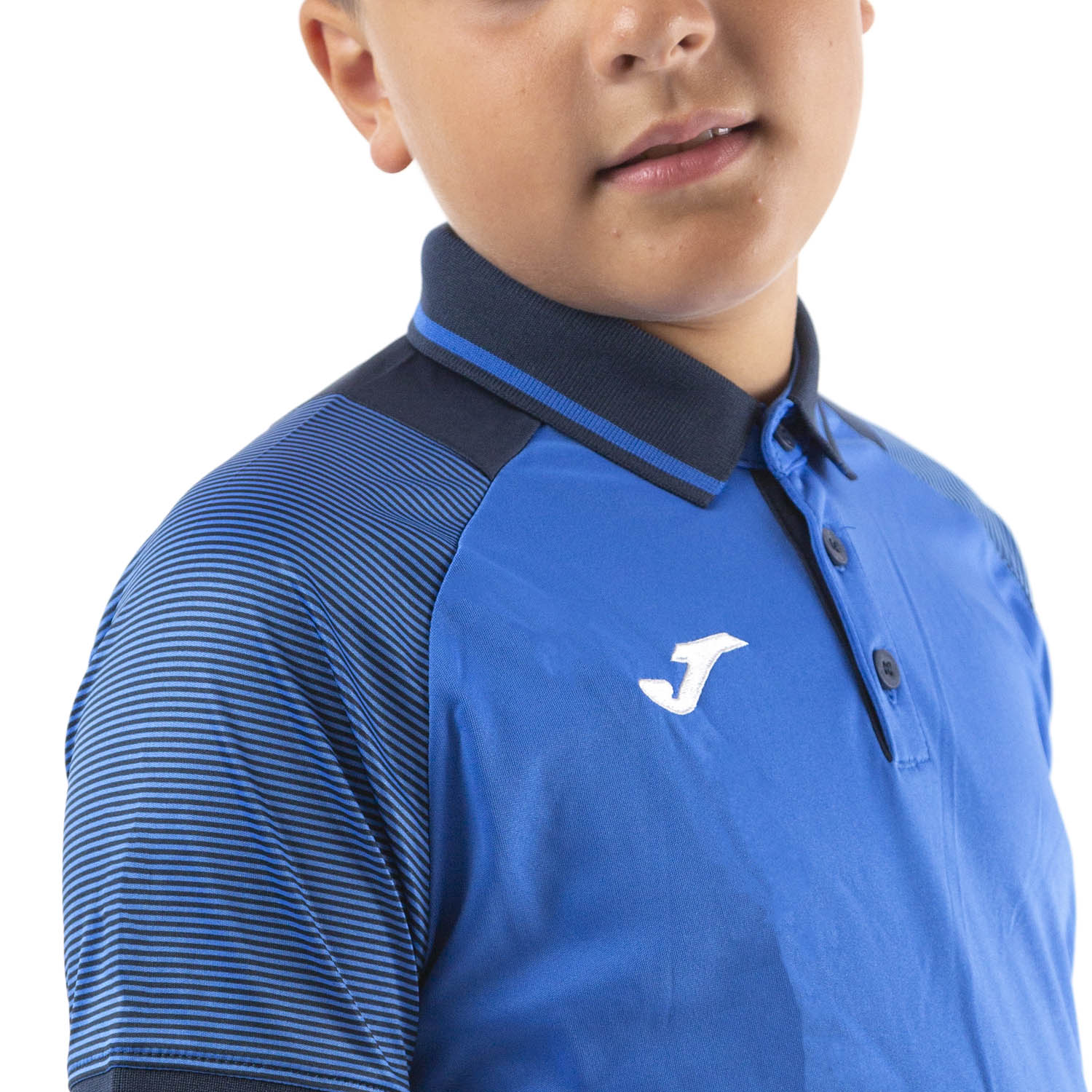 Joma Essential II Polo Niño - Royal/Dark Navy