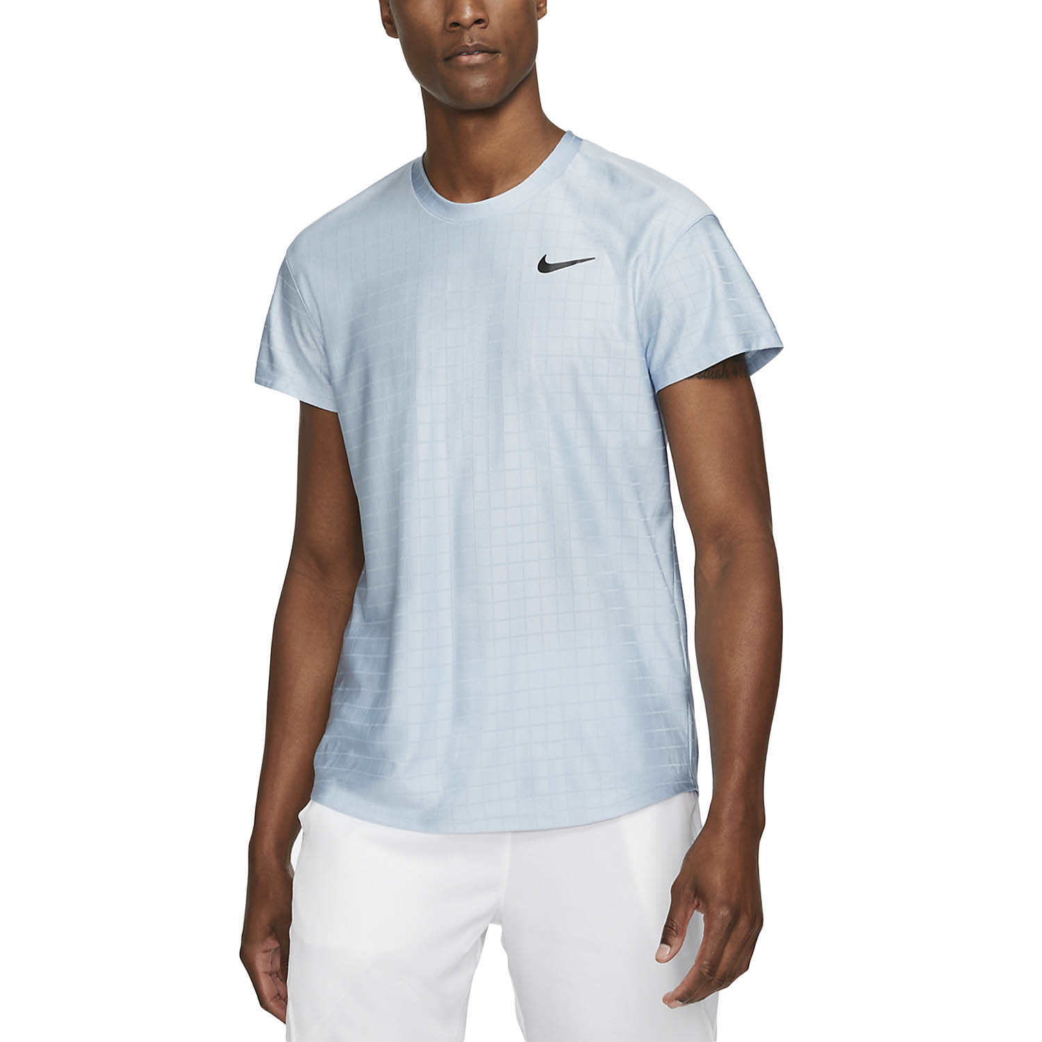 nike blue and black shirt