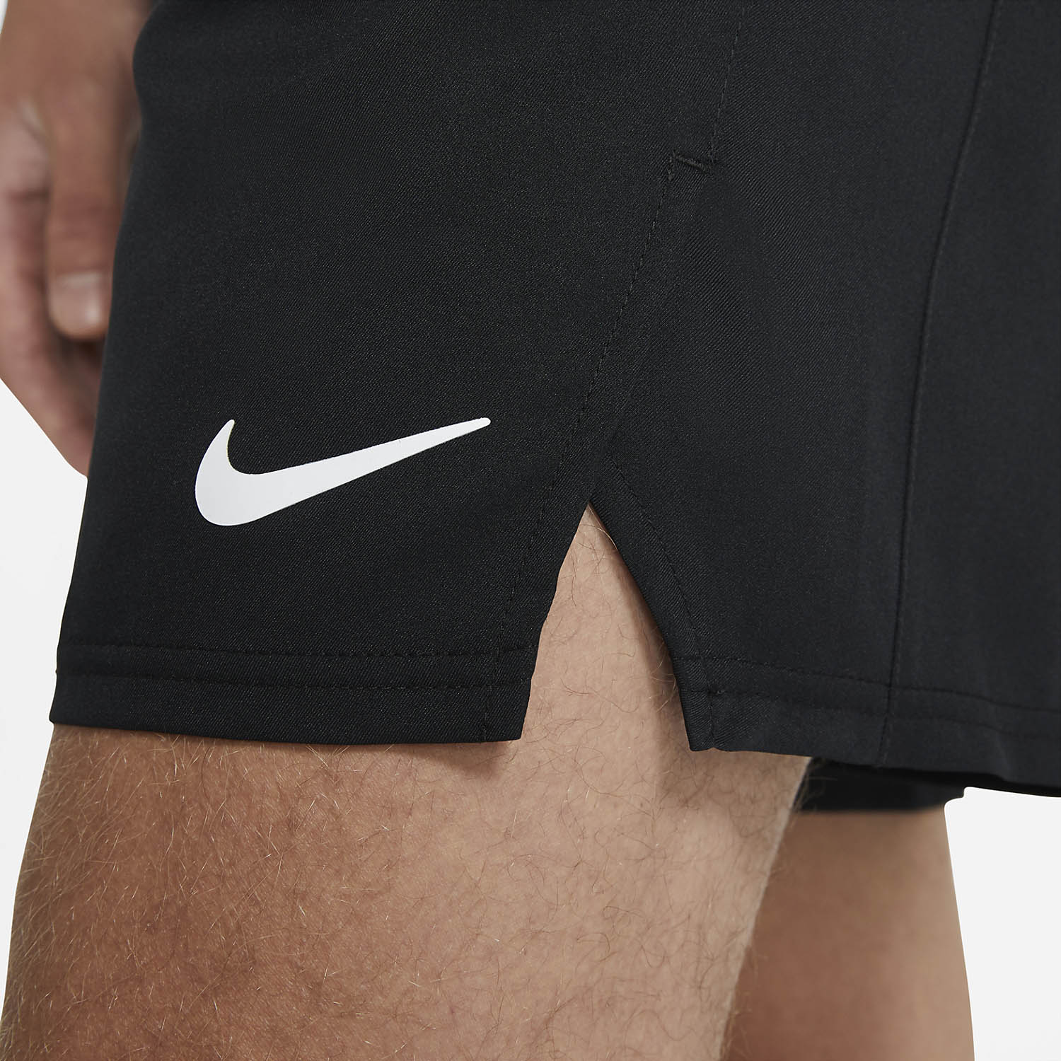 Nike Court Flex Victory 9in Men's Tennis Shorts - Black/White