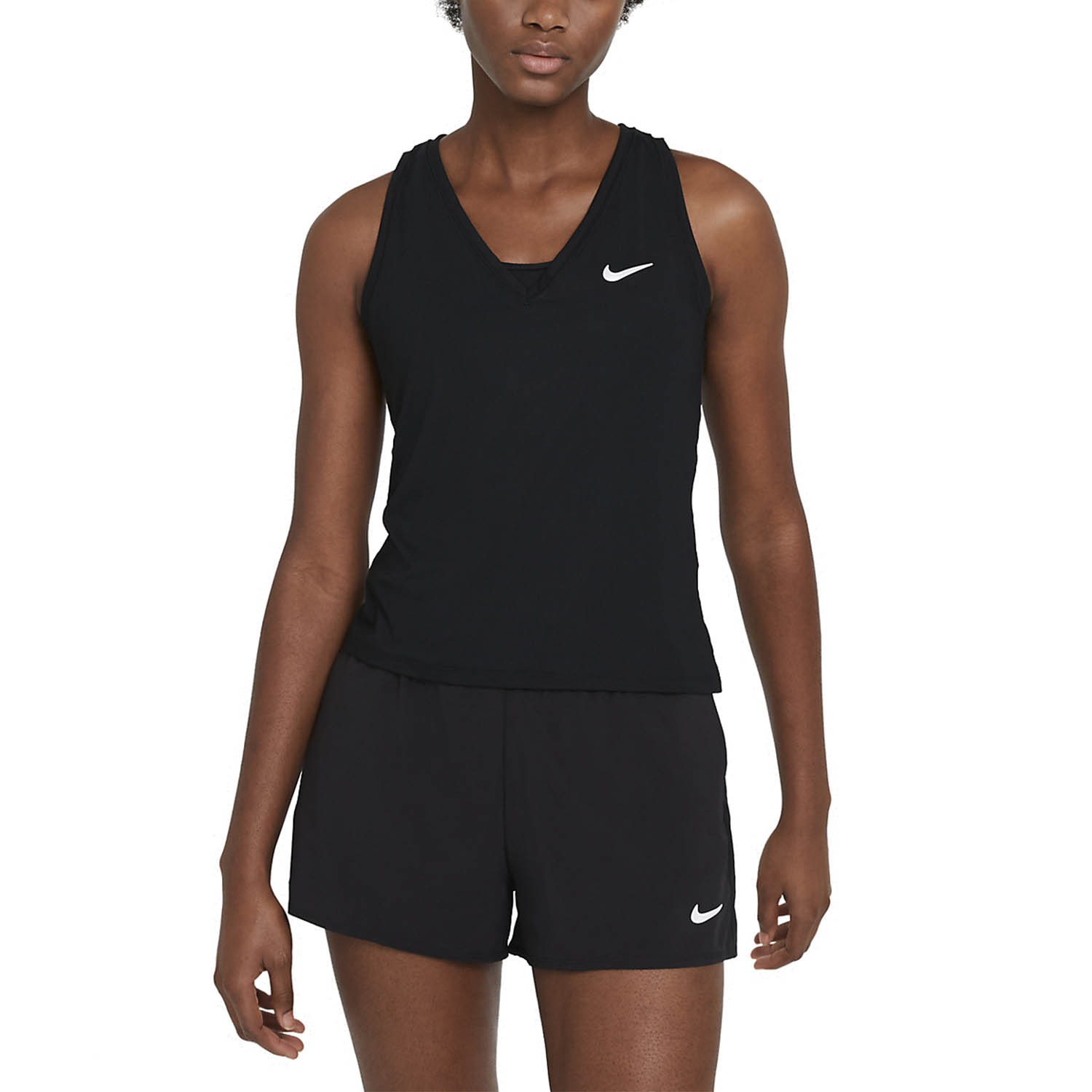 Nike Court Victory Logo Tank - Black/White