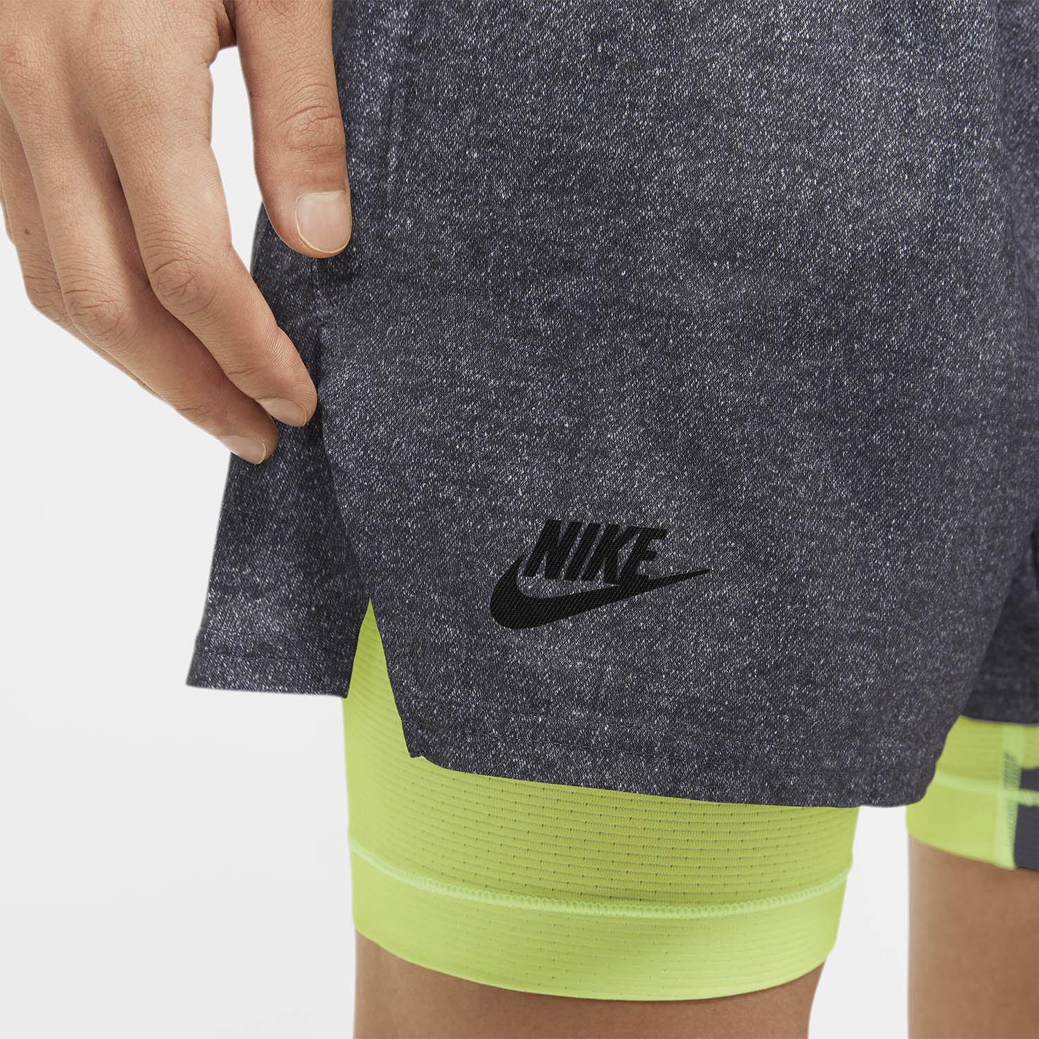Nike Flex Ace 2 in 1 6in Men s Tennis Shorts Black