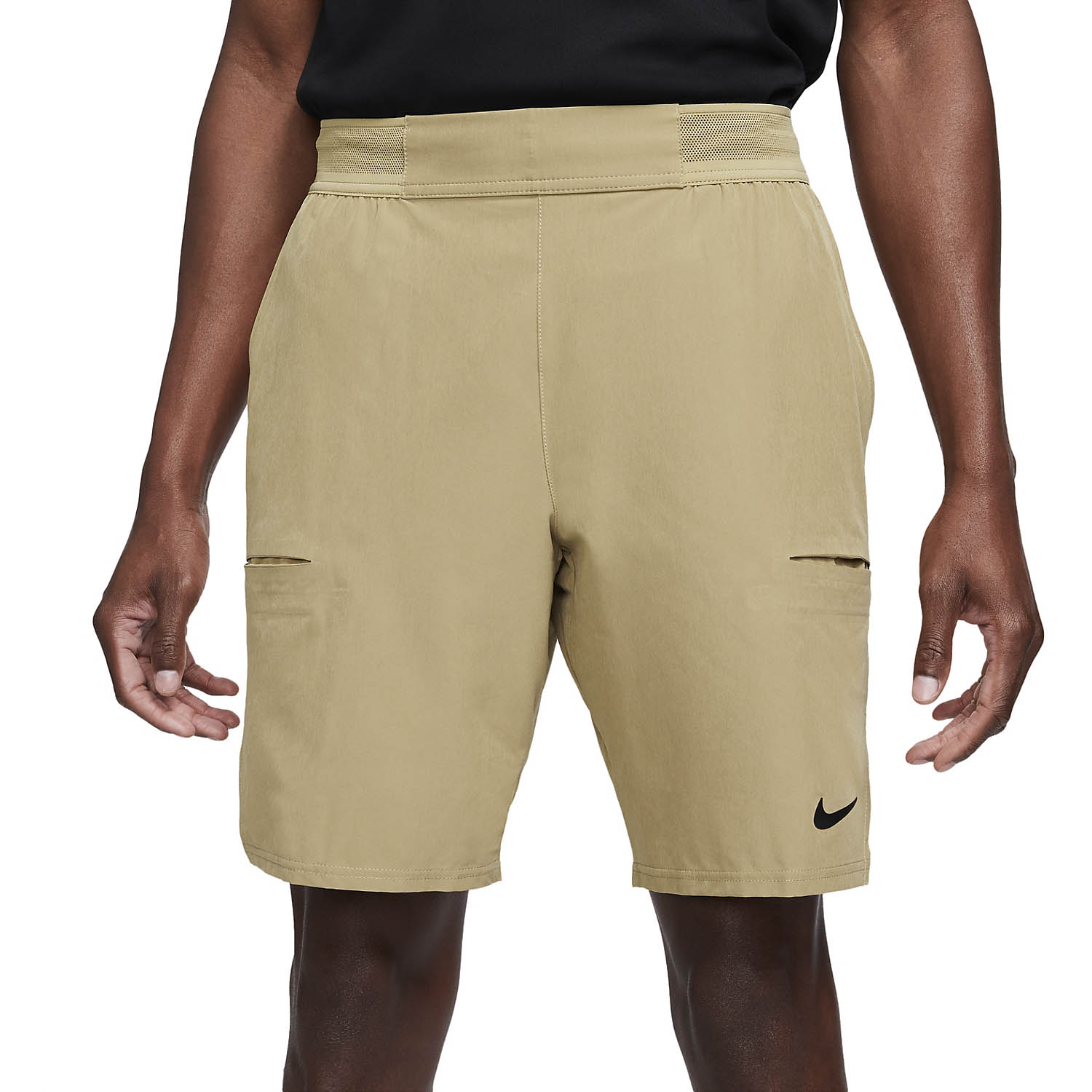 beige nike shorts