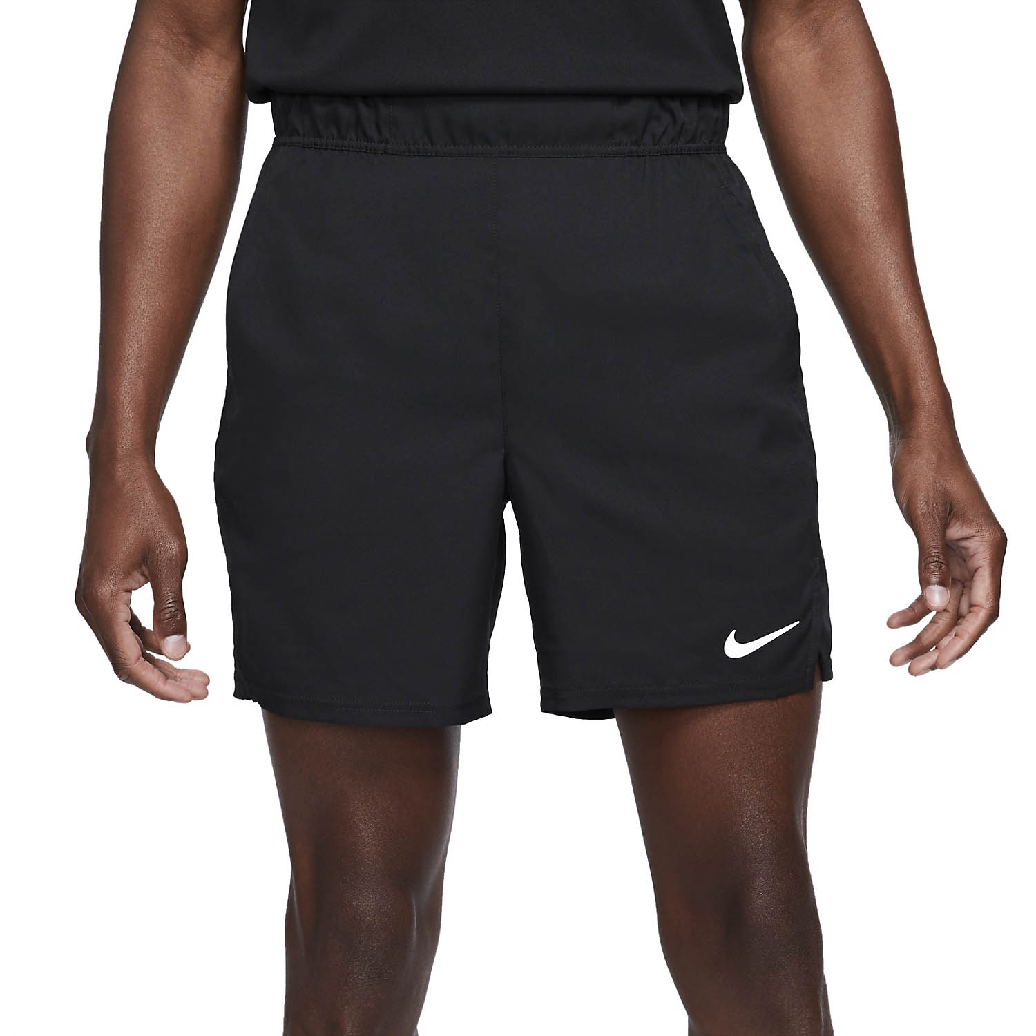 Limpia la habitación Crítico Cereal Nike Flex Victory 7in Shorts de Tenis Hombre - Black/White