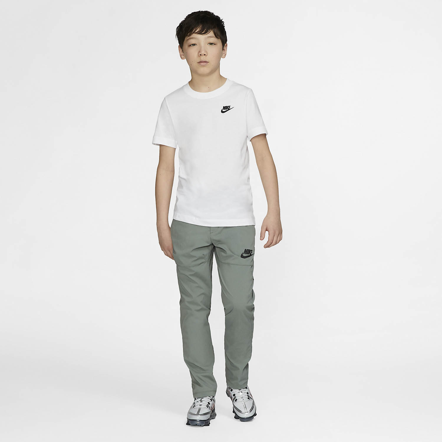 Nike Futura T-Shirt Boy - White/Black