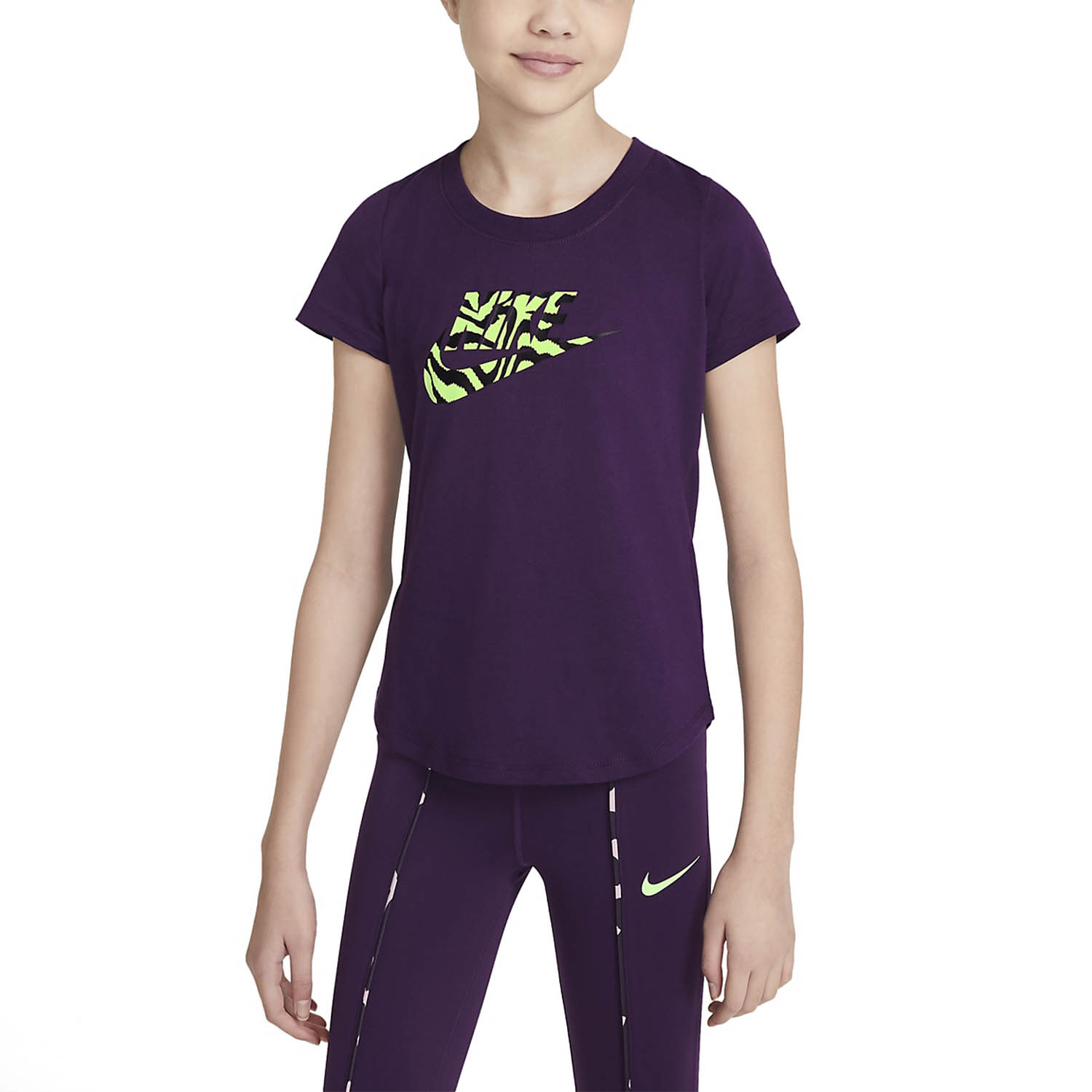 Nike Scoop Sportswear Camiseta de Tenis Niña Grand Purple