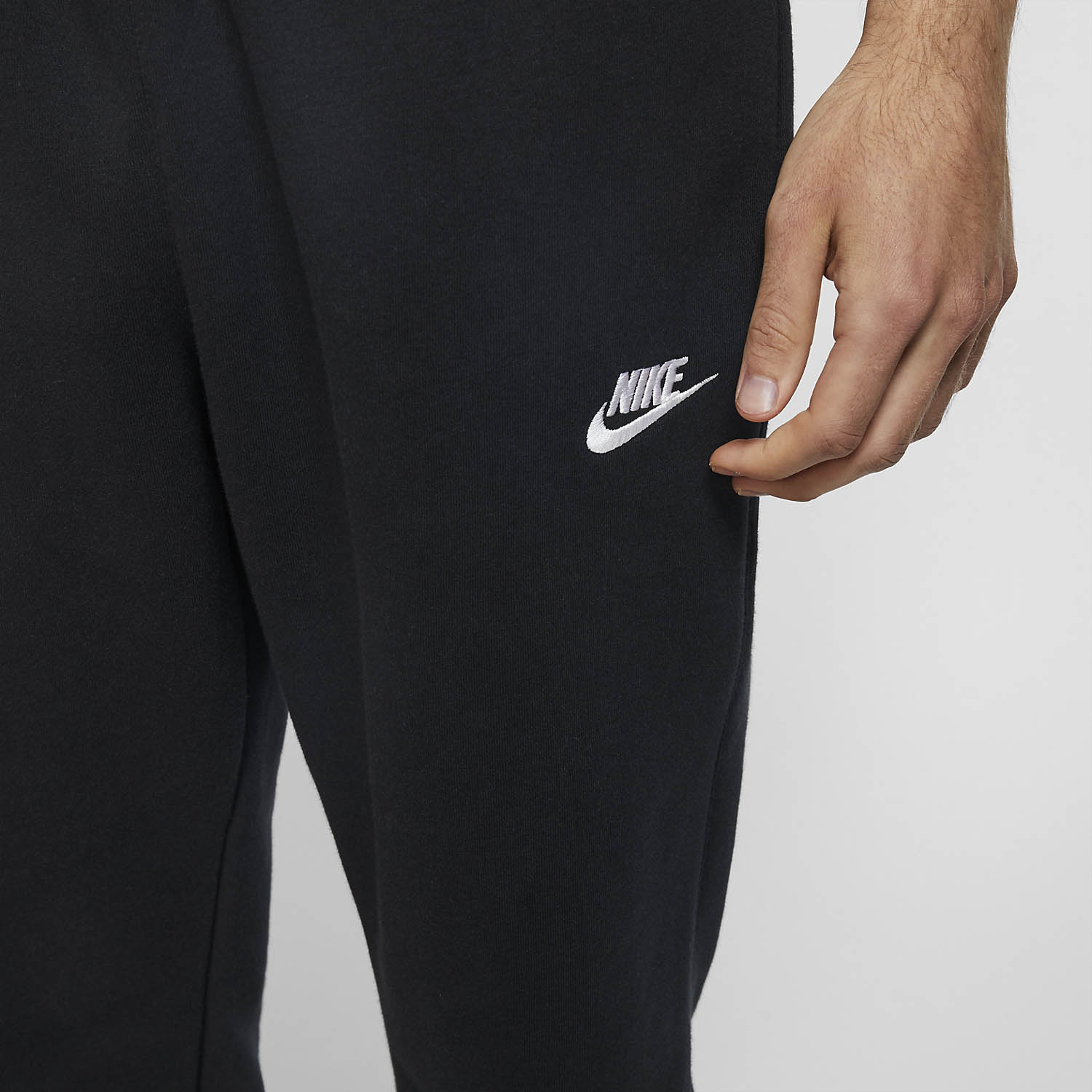 Nike Sportswear Club Men's Tennis Pants - Black/White