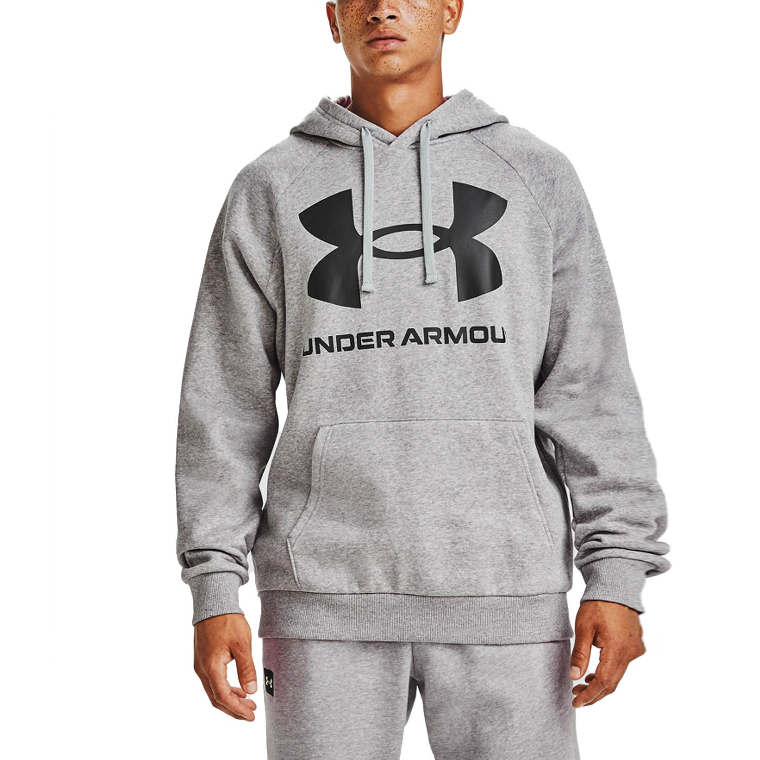 Ancient times Dinner tricky Under Armour Rival Big Logo Men's Tennis Hoodie - Mod Gray