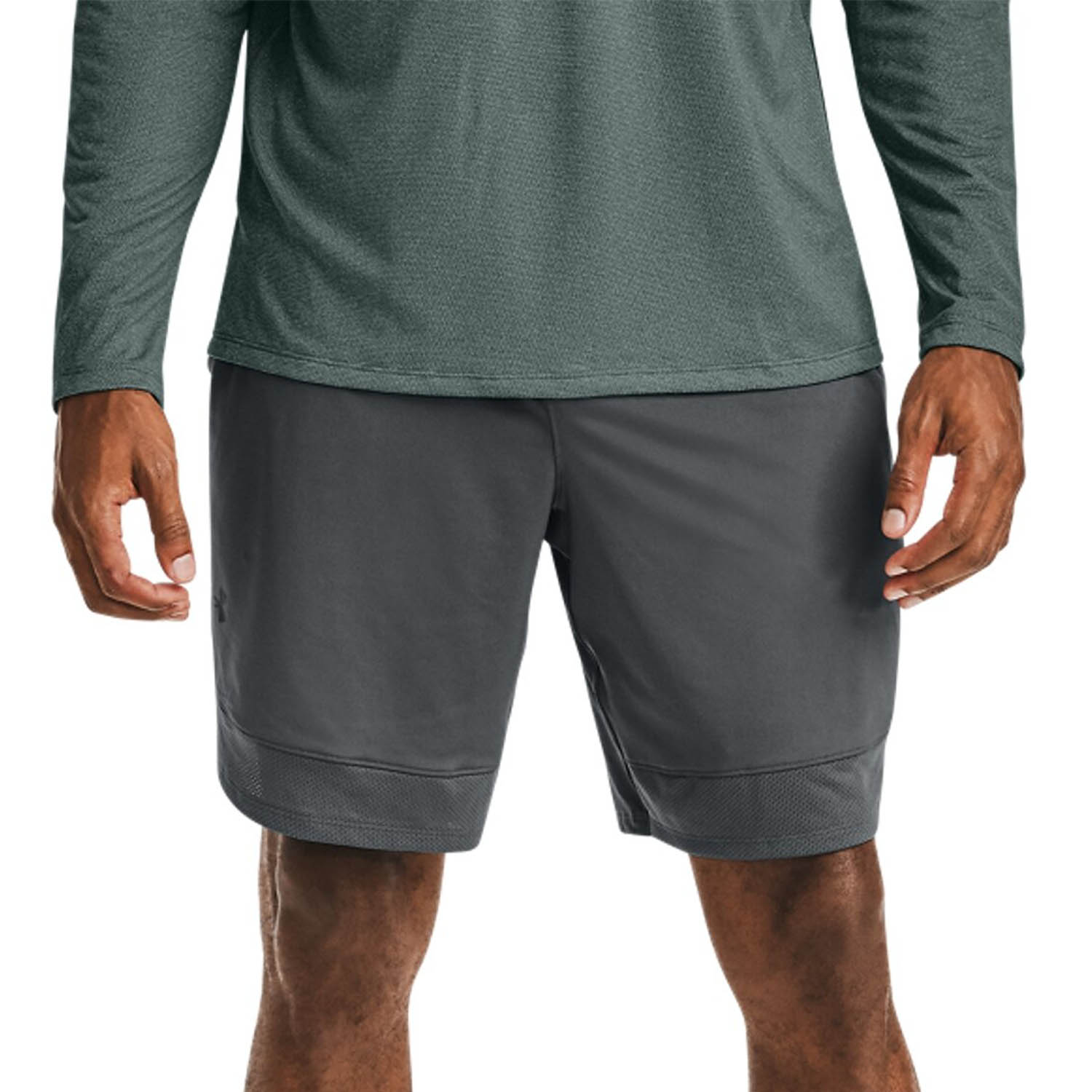 Armour Stretch 9in Shorts Tenis Hombre - Pitch