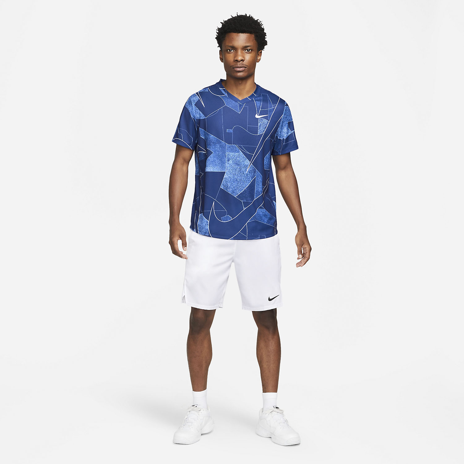 Nike Court Dri-FIT Victory Men's Tennis T-Shirt - Deep Royal Bue
