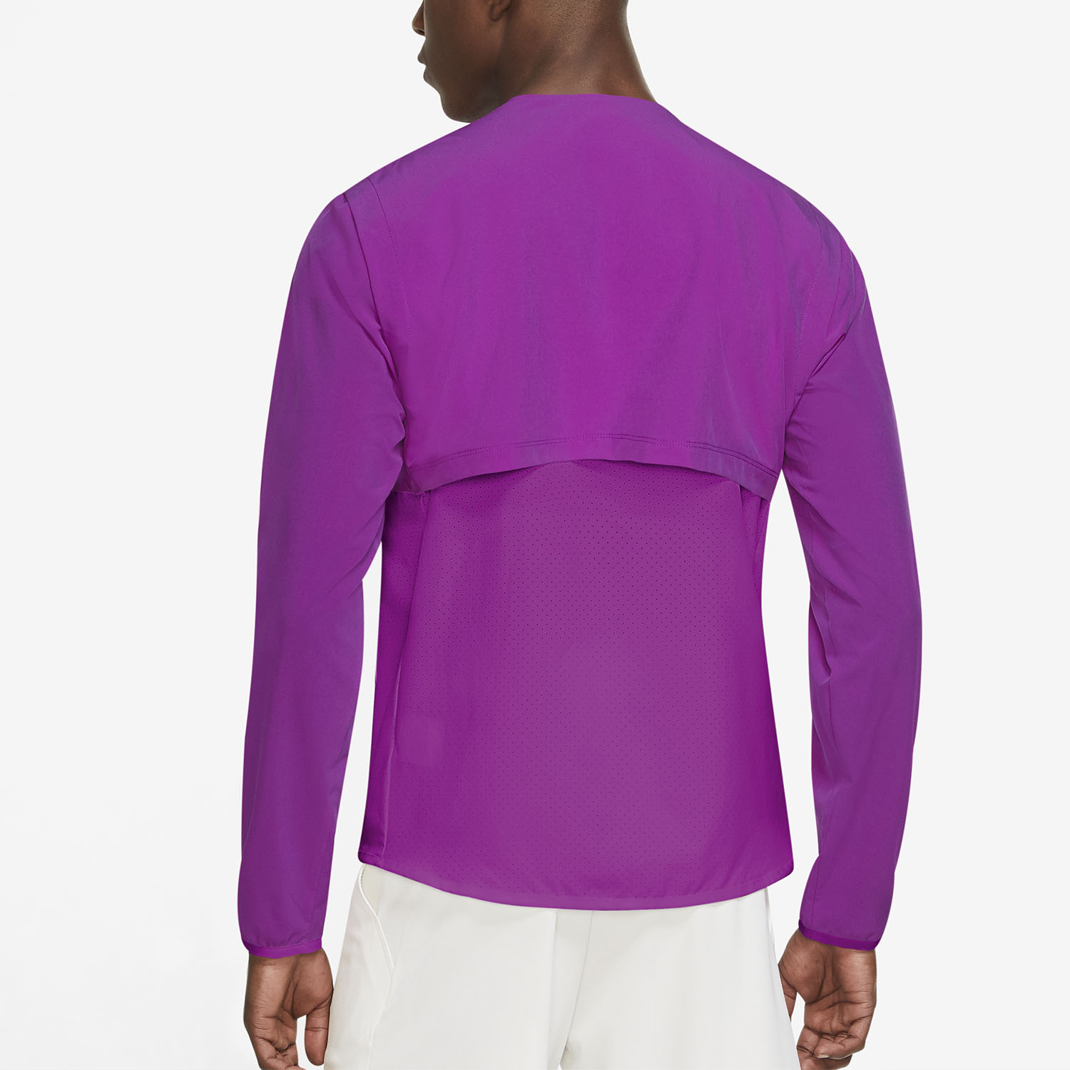 Nike Rafa Logo Men's Tennis Jacket - Red Plum/Washed Teal