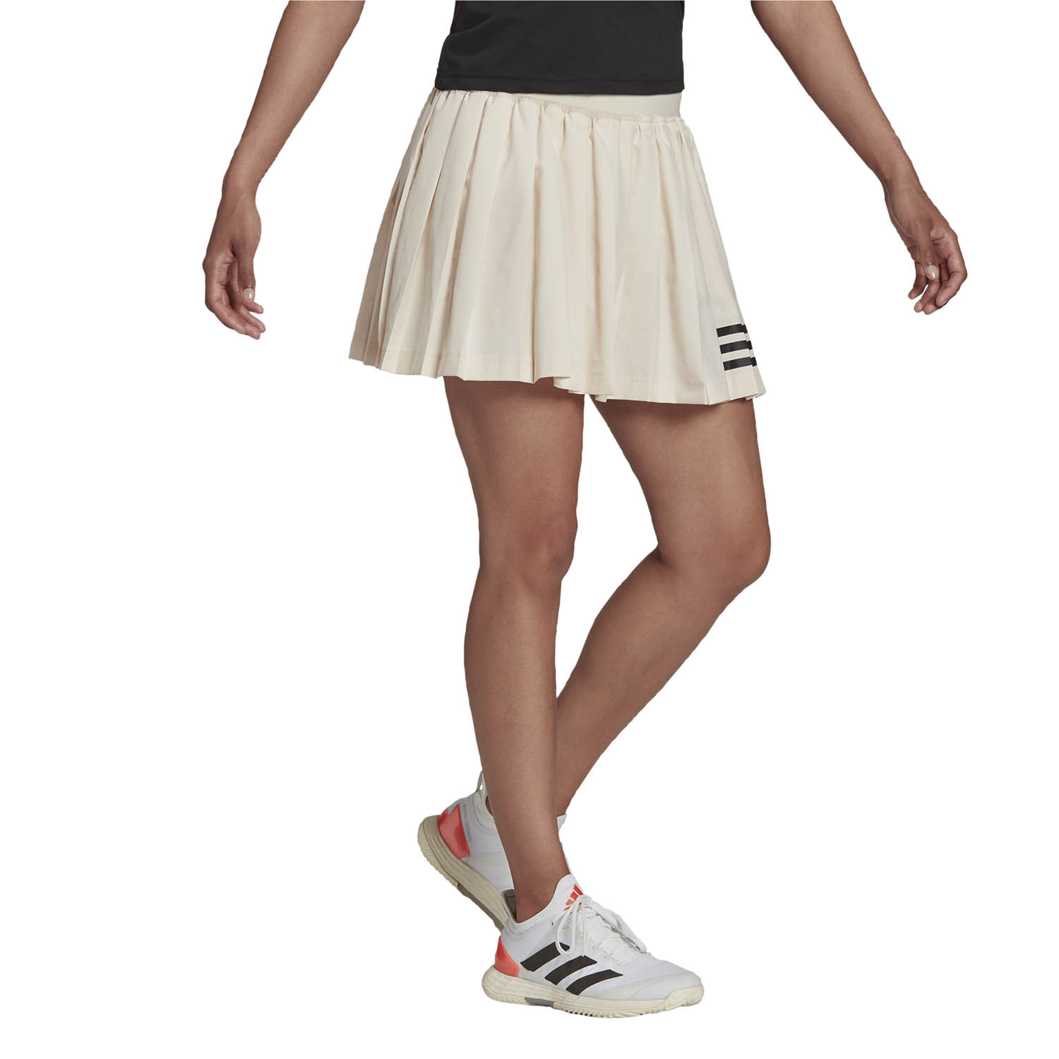 adidas Club Pleated Gonna da Tennis Donna Wonder White Black