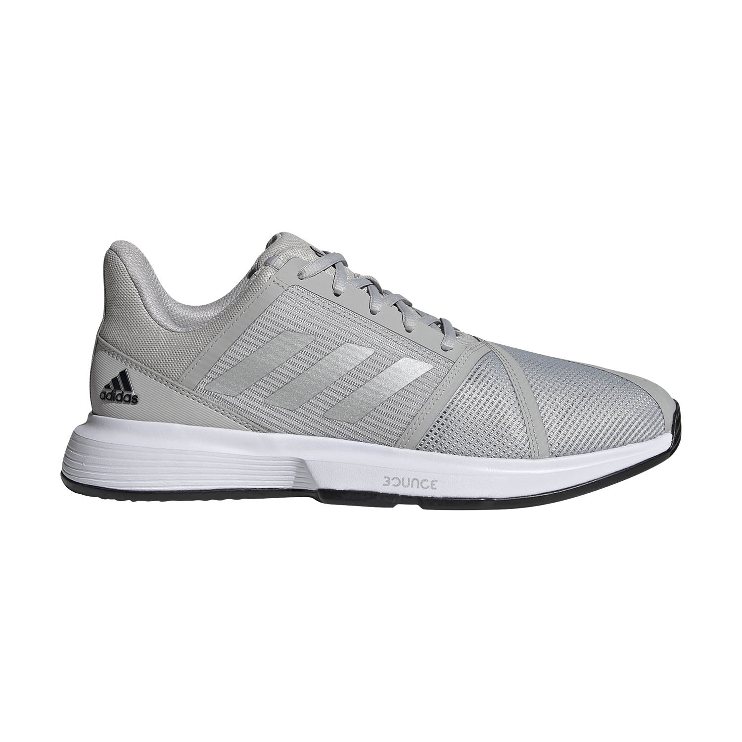 adidas CourtJam Bounce Men's Tennis Shoes - Grey Two