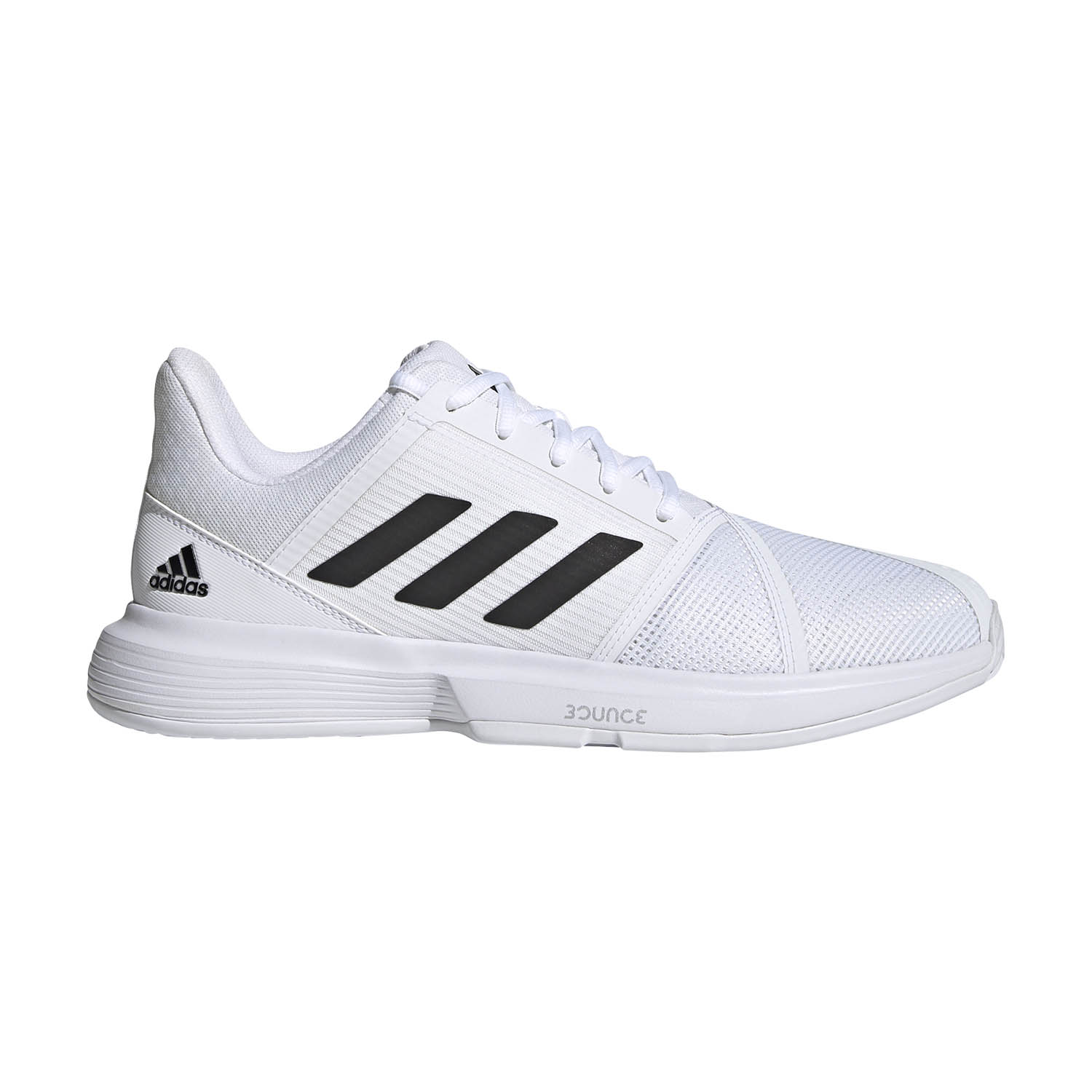 adidas CourtJam Bounce - Ftwr White/Core Black/Silver Met