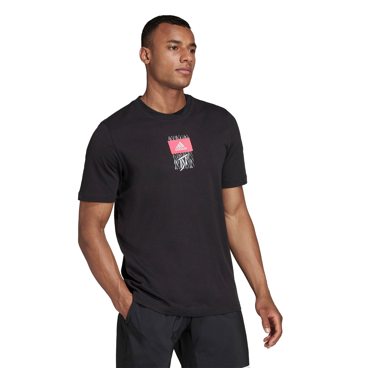 adidas Dominic Thiem Logo T-Shirt - Black